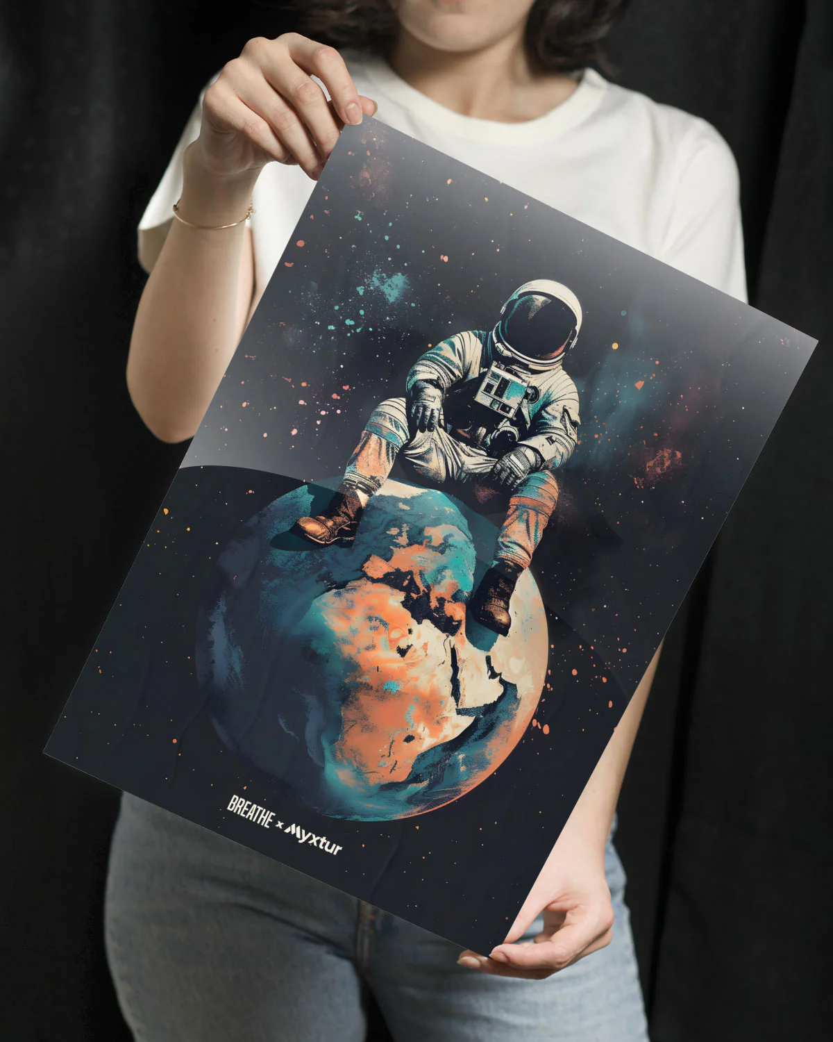 Alone in the World [BREATHE] Metal-Poster - Image 3