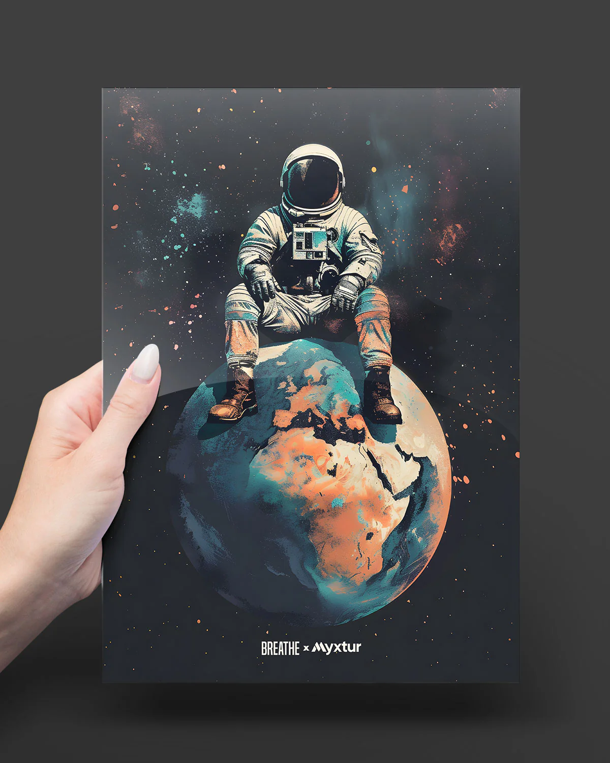 Alone in the World [BREATHE] Metal-Poster - Image 8