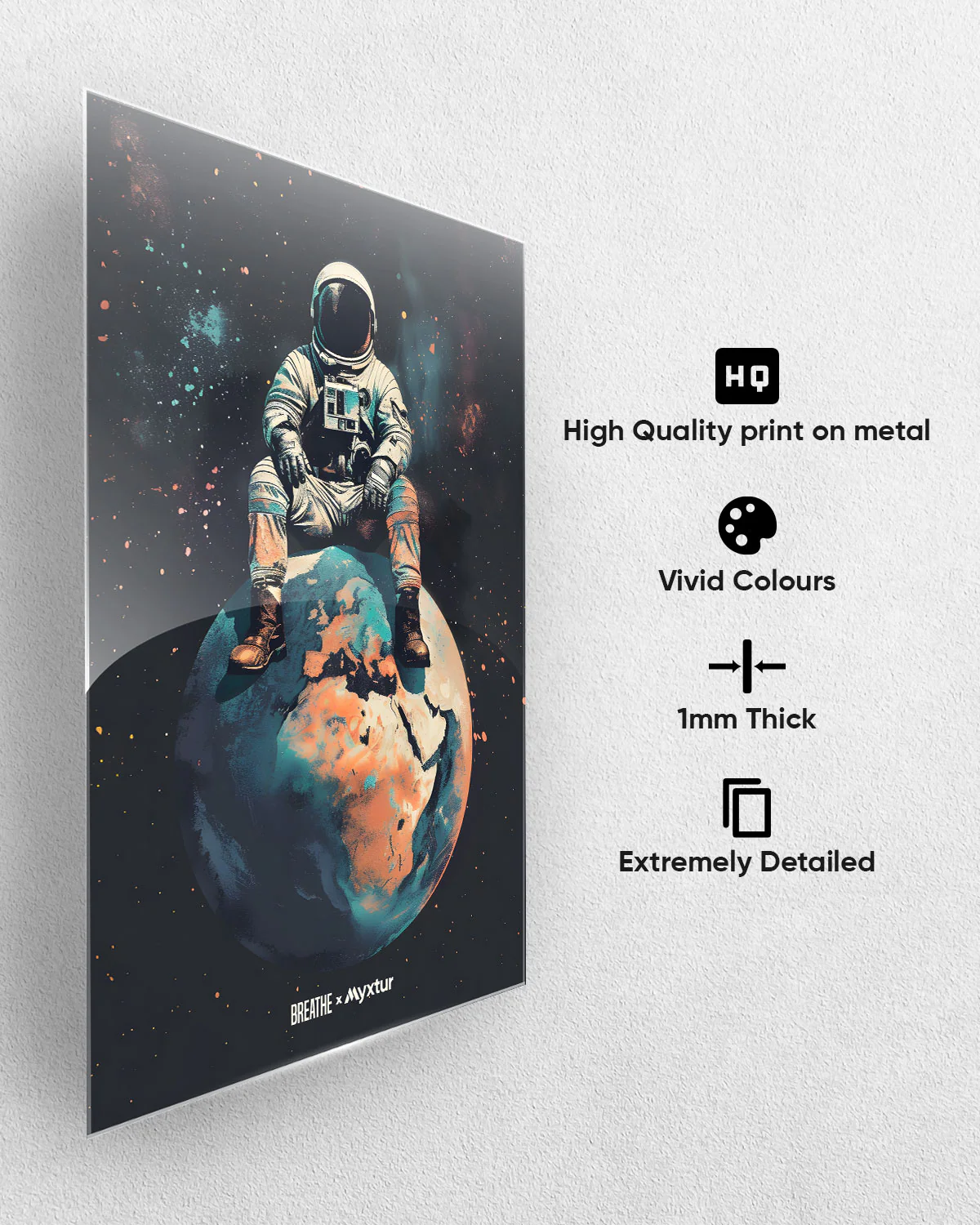 Alone in the World [BREATHE] Metal-Poster - Image 9