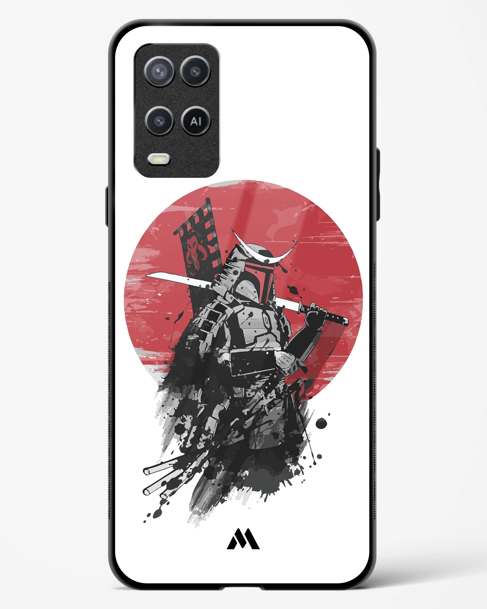 Samurai with a City to Burn Glass Case Phone Cover (Oppo) - Image 7