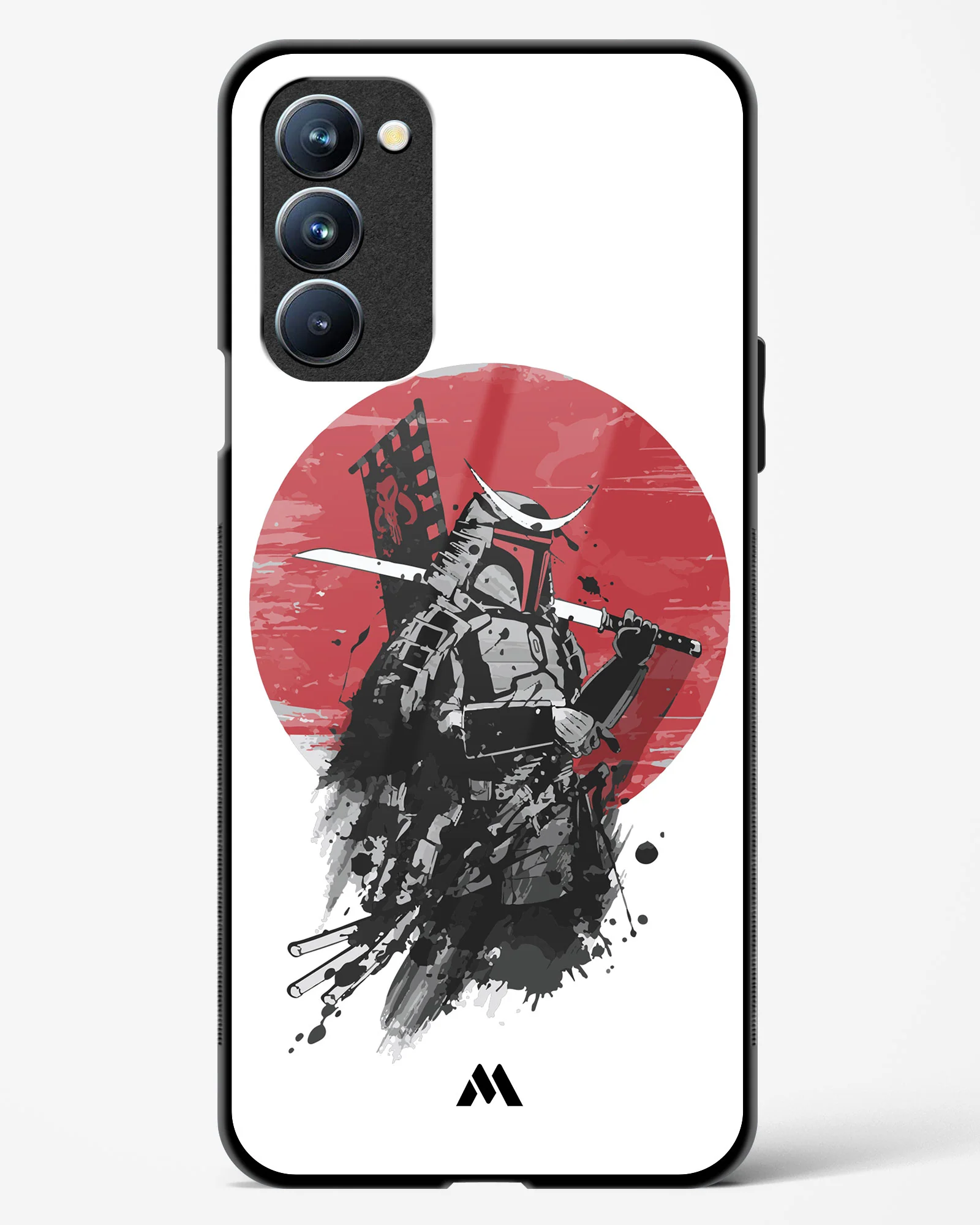 Samurai with a City to Burn Glass Case Phone Cover (Oppo) - Image 9