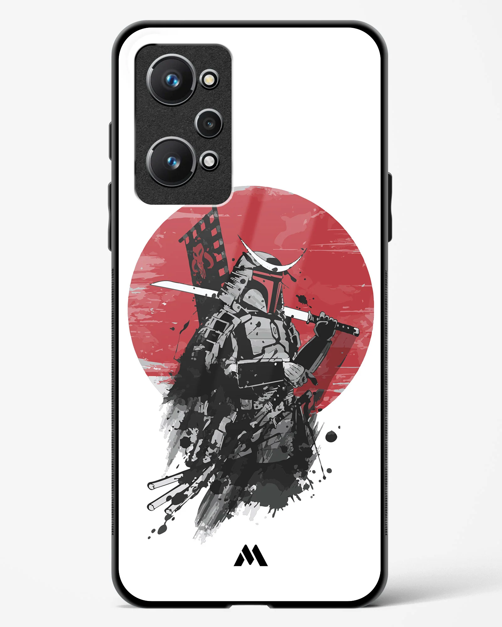 Samurai with a City to Burn Glass Case Phone Cover (Realme) - Image 103