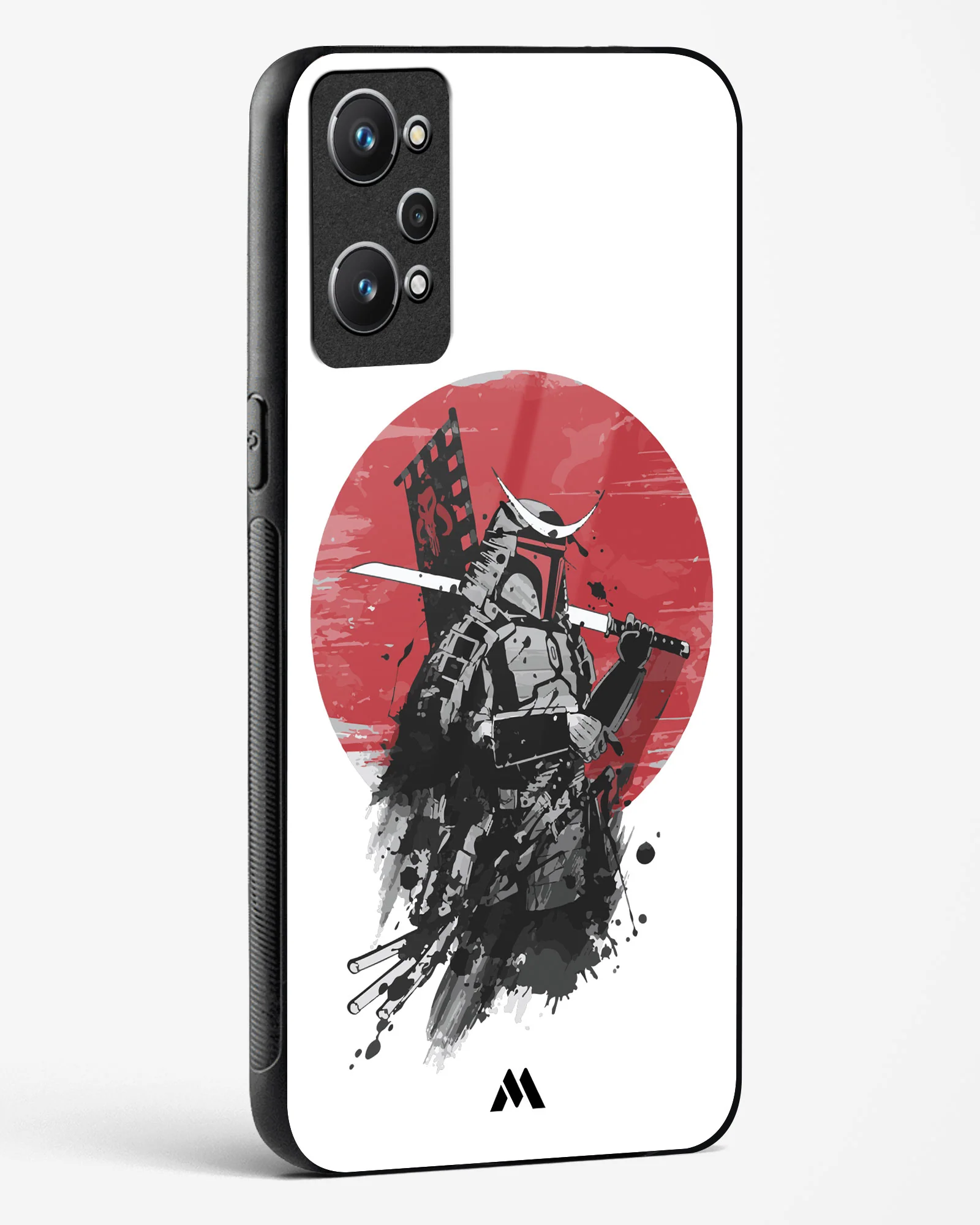 Samurai with a City to Burn Glass Case Phone Cover (Realme) - Image 104