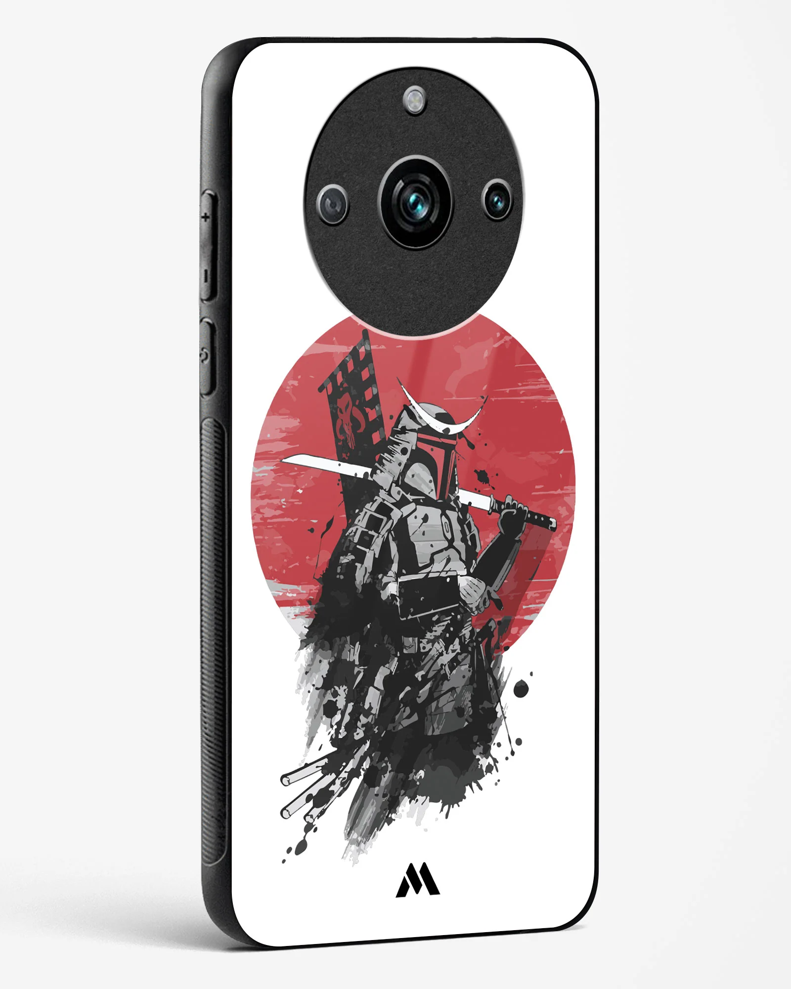 Samurai with a City to Burn Glass Case Phone Cover (Realme) - Image 116