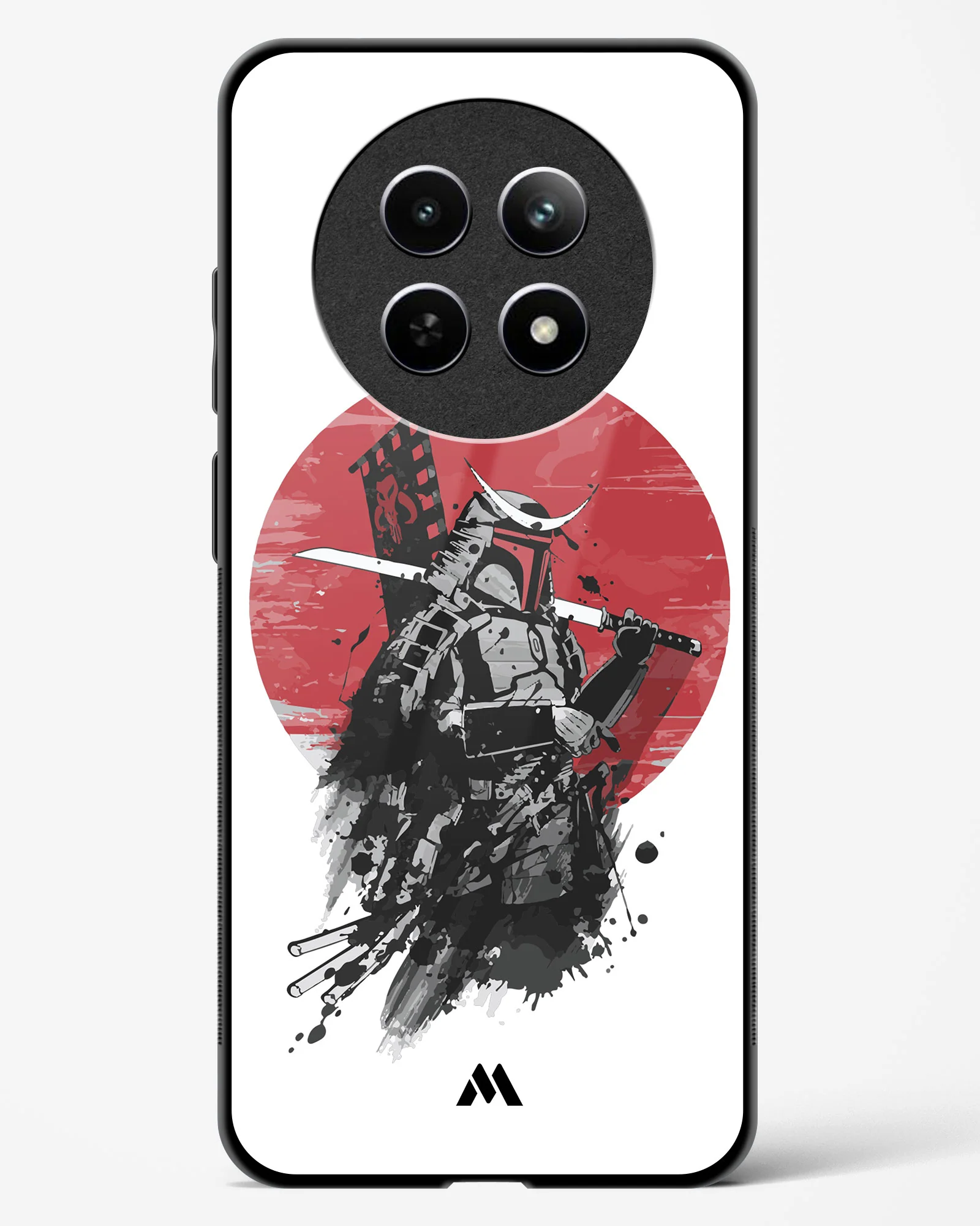 Samurai with a City to Burn Glass Case Phone Cover (Realme) - Image 123
