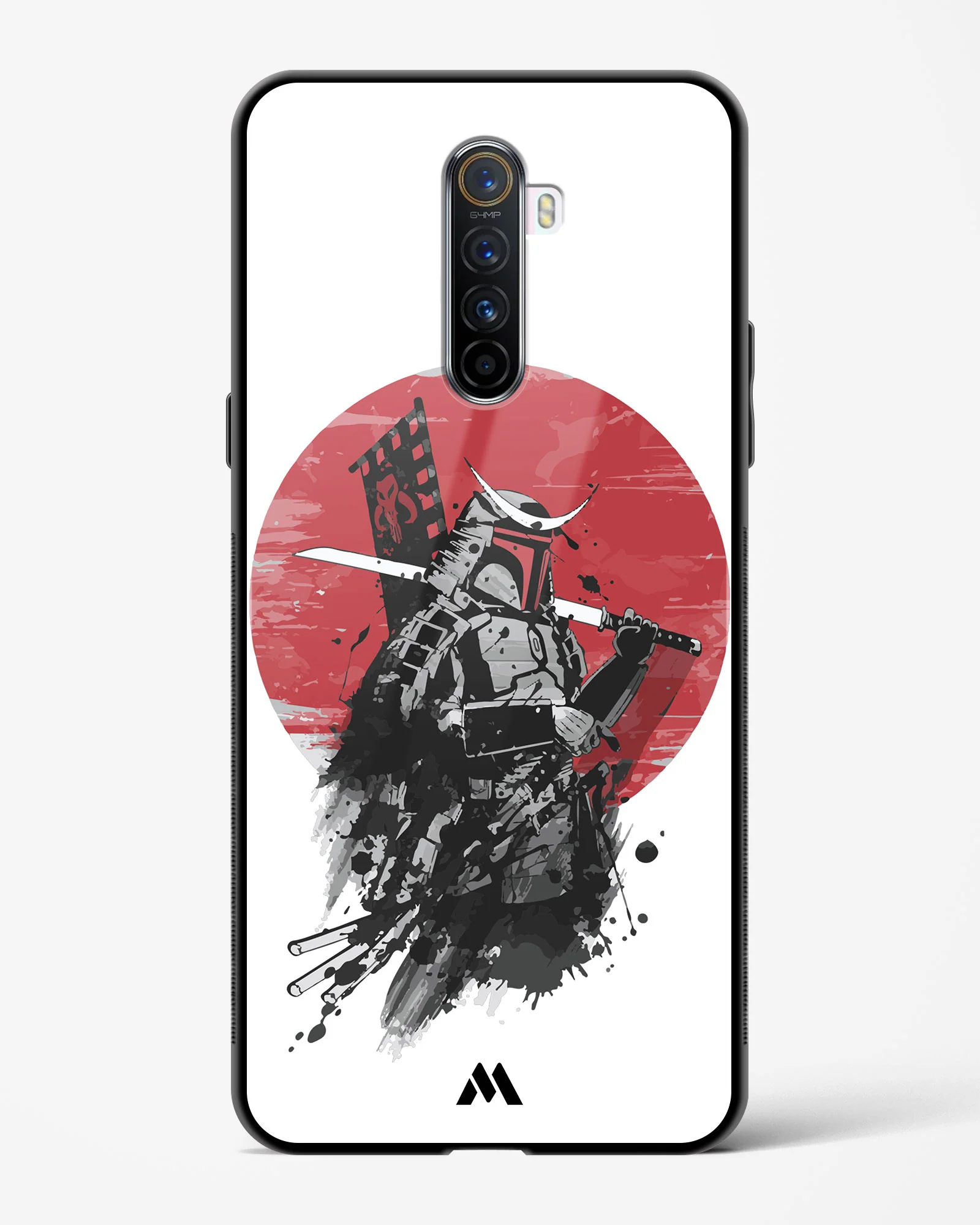Samurai with a City to Burn Glass Case Phone Cover (Realme) - Image 135