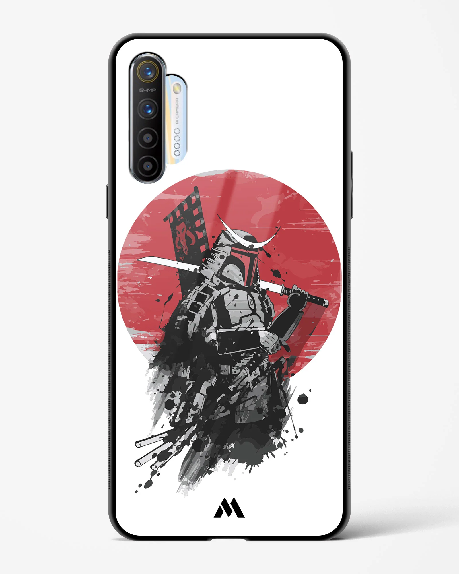 Samurai with a City to Burn Glass Case Phone Cover (Realme) - Image 145