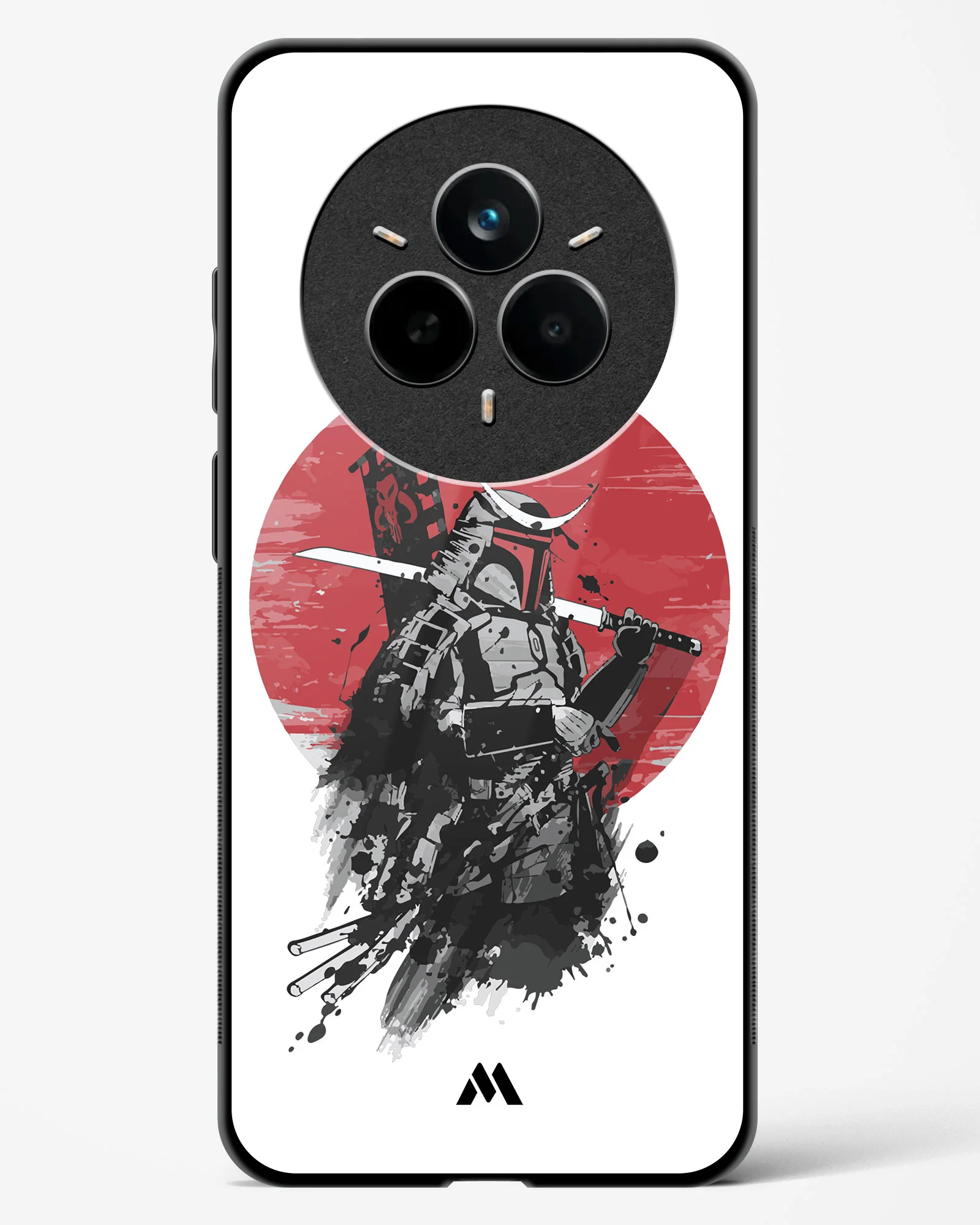 Samurai with a City to Burn Glass Case Phone Cover (Realme) - Image 27