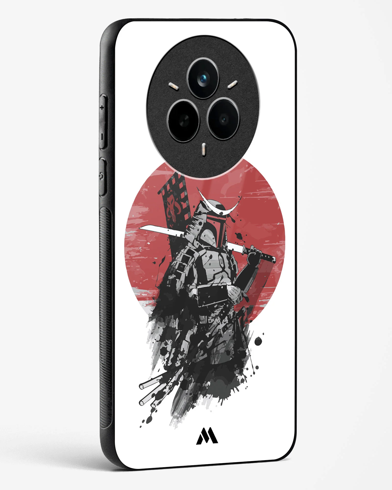 Samurai with a City to Burn Glass Case Phone Cover (Realme) - Image 28
