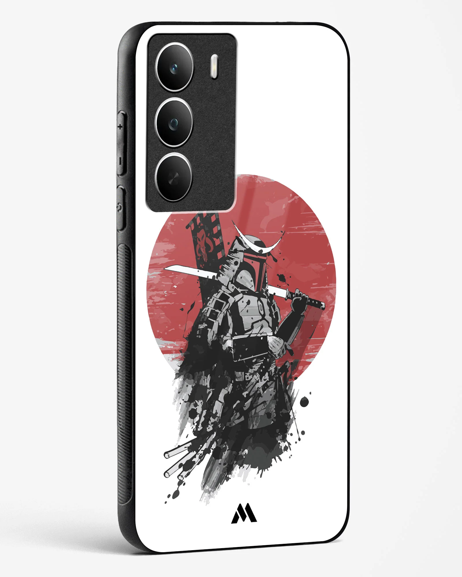 Samurai with a City to Burn Glass Case Phone Cover (Realme) - Image 32