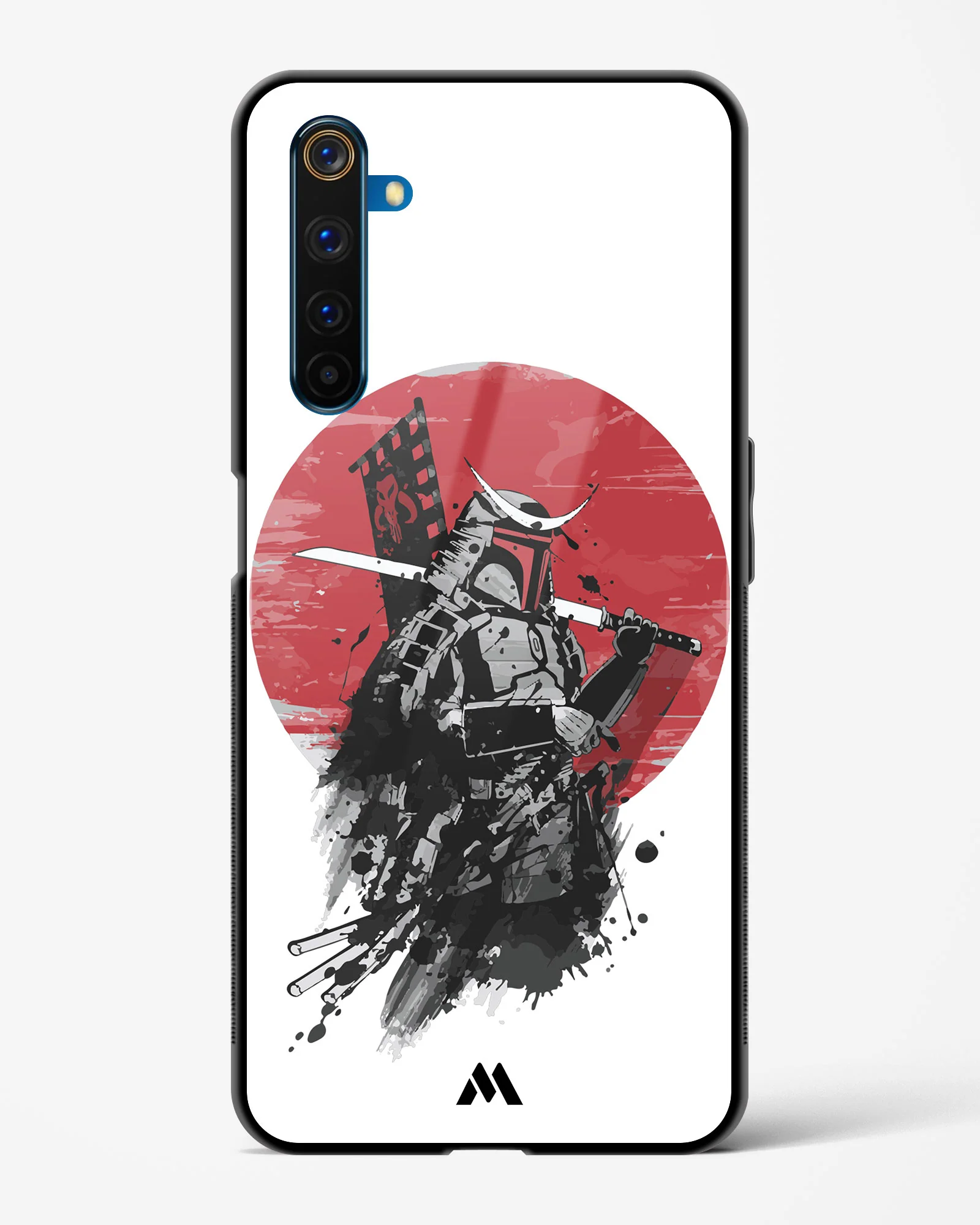 Samurai with a City to Burn Glass Case Phone Cover (Realme) - Image 47