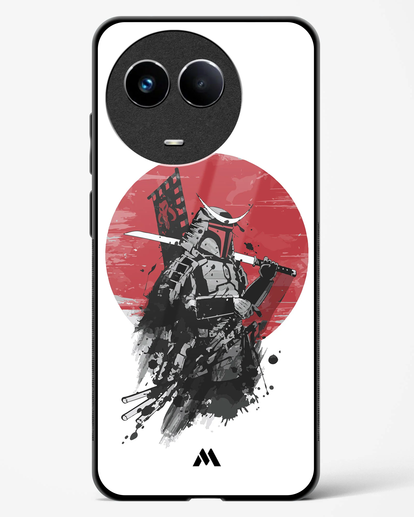Samurai with a City to Burn Glass Case Phone Cover (Realme) - Image 5