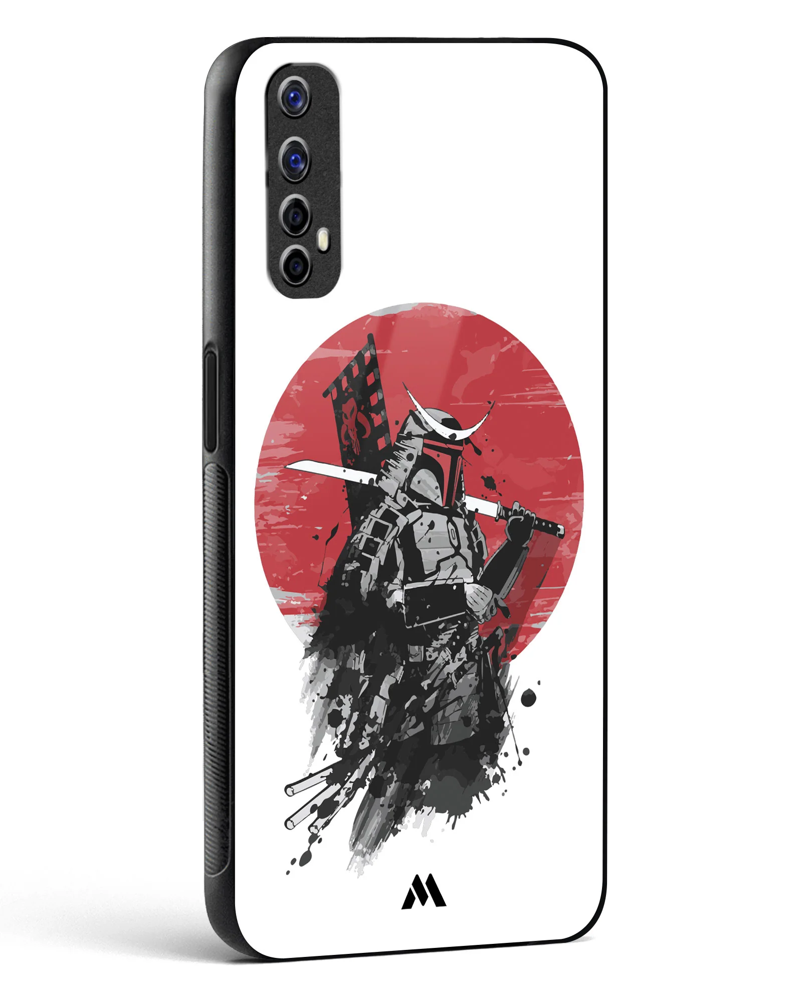 Samurai with a City to Burn Glass Case Phone Cover (Realme) - Image 54