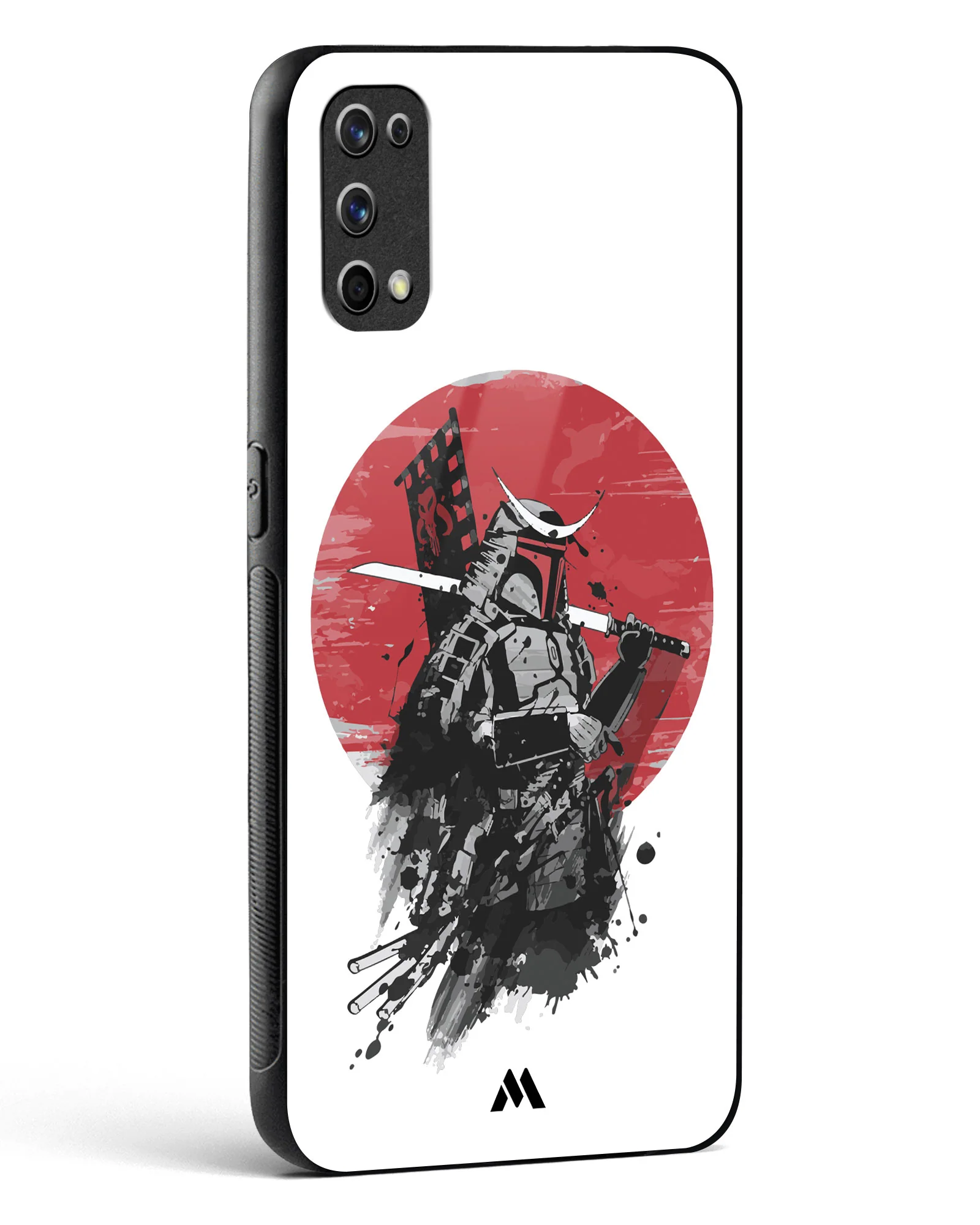 Samurai with a City to Burn Glass Case Phone Cover (Realme) - Image 56