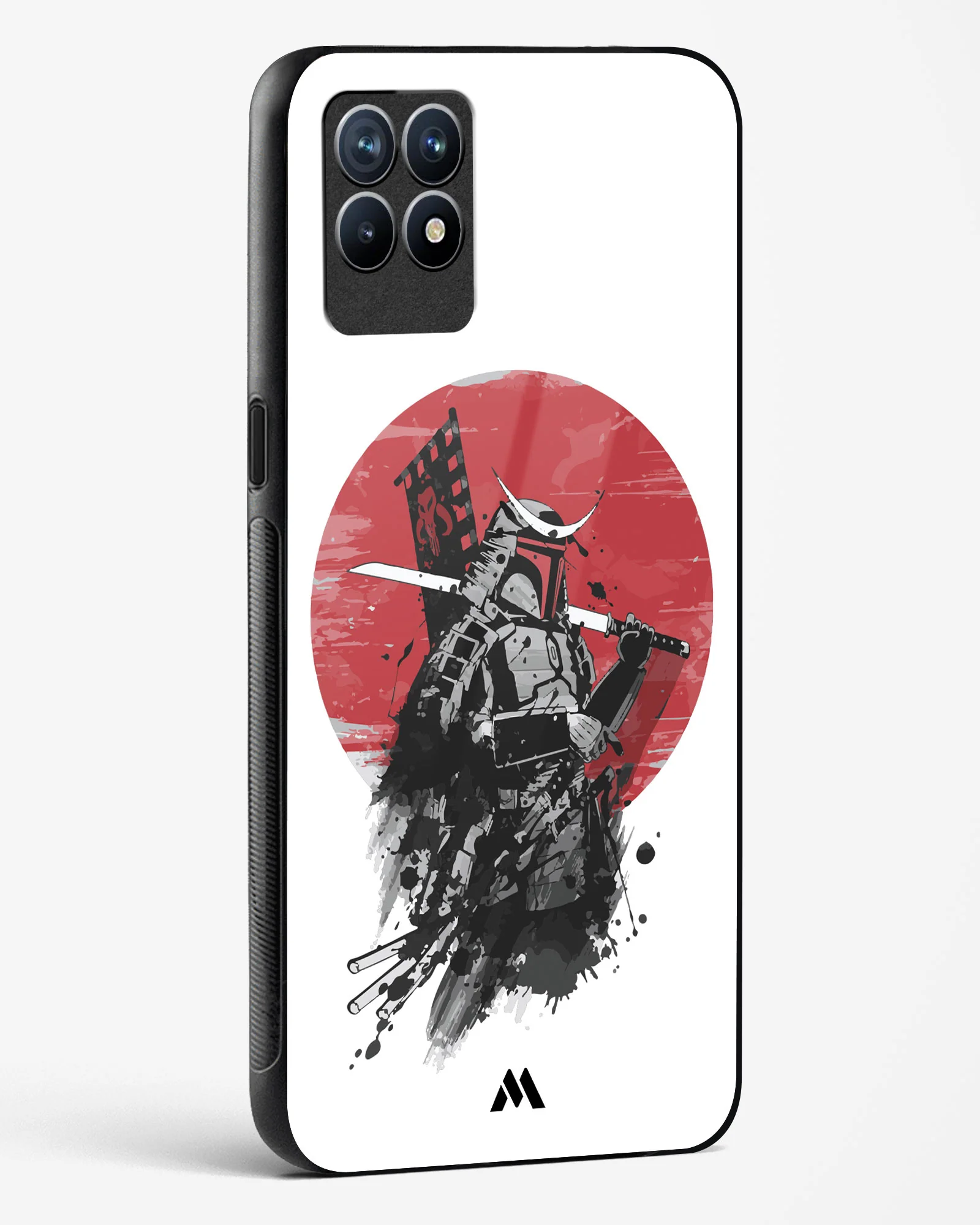 Samurai with a City to Burn Glass Case Phone Cover (Realme) - Image 66