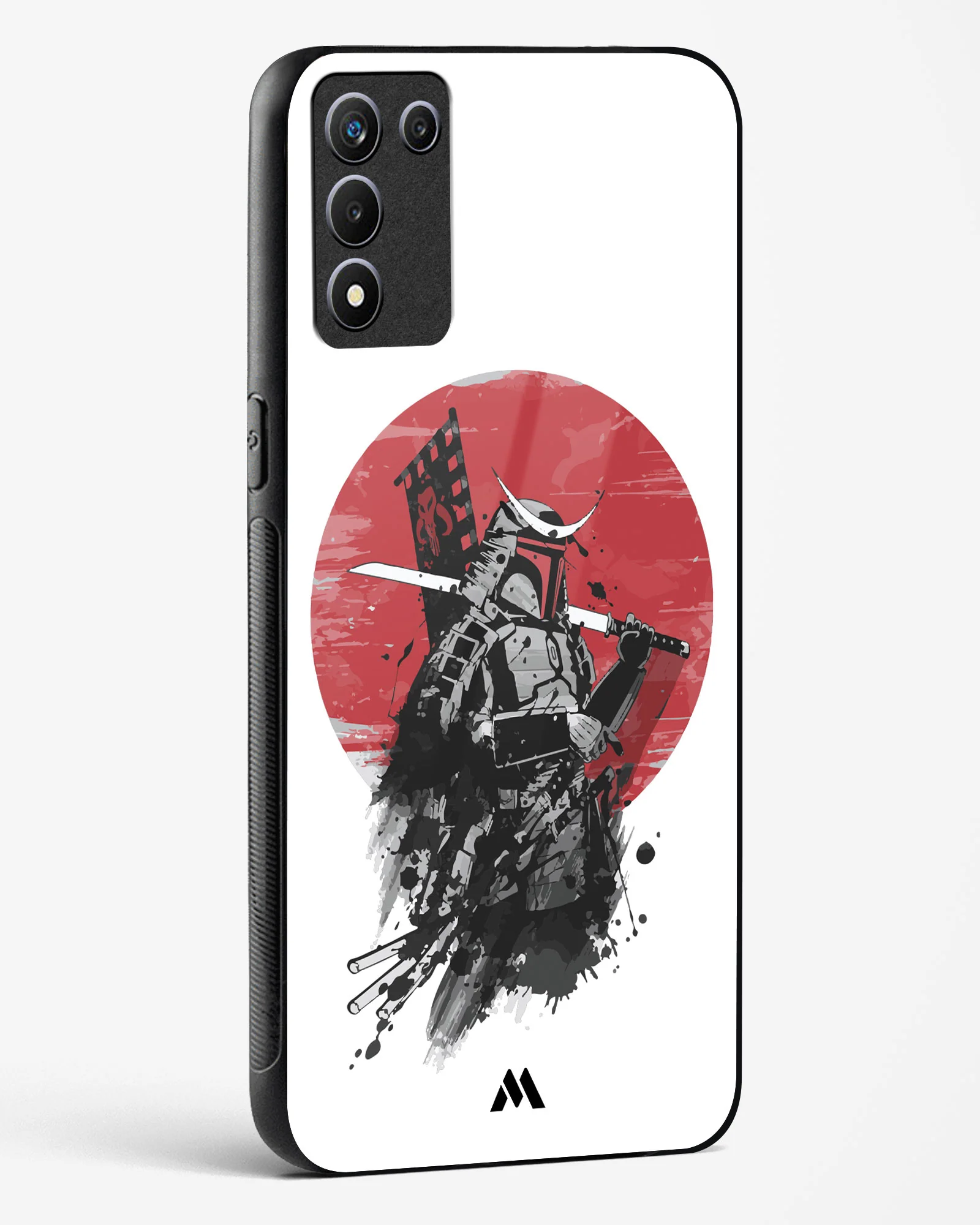 Samurai with a City to Burn Glass Case Phone Cover (Realme) - Image 74