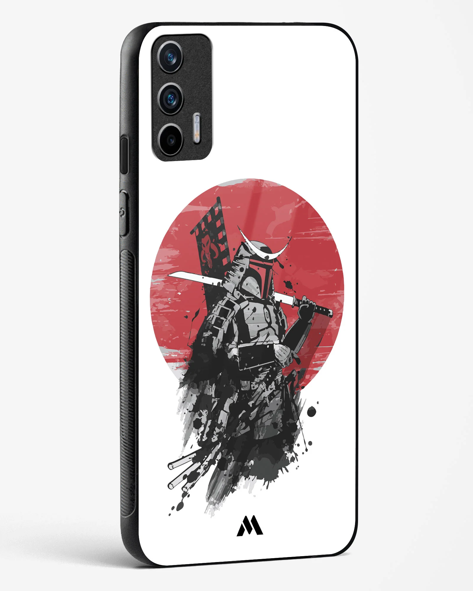 Samurai with a City to Burn Glass Case Phone Cover (Realme) - Image 88