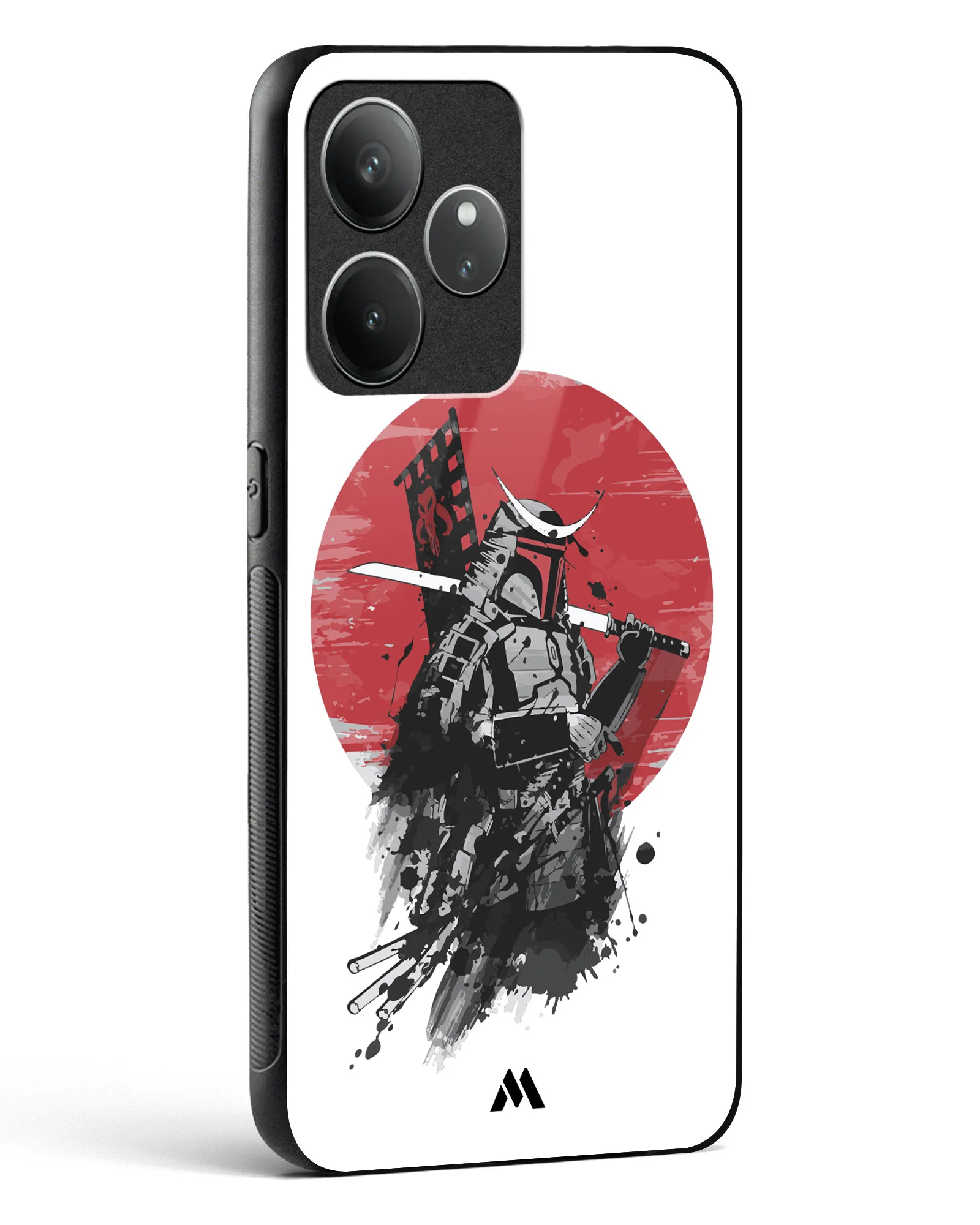 Samurai with a City to Burn Glass Case Phone Cover (Realme) - Image 90