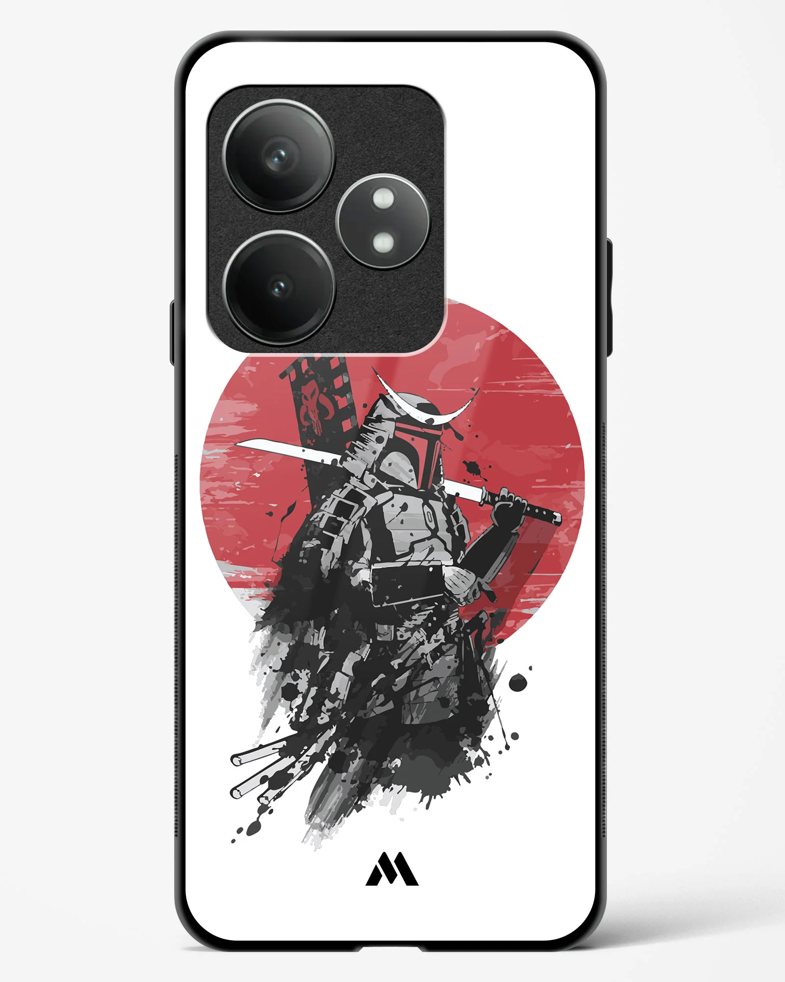 Samurai with a City to Burn Glass Case Phone Cover (Realme) - Image 91