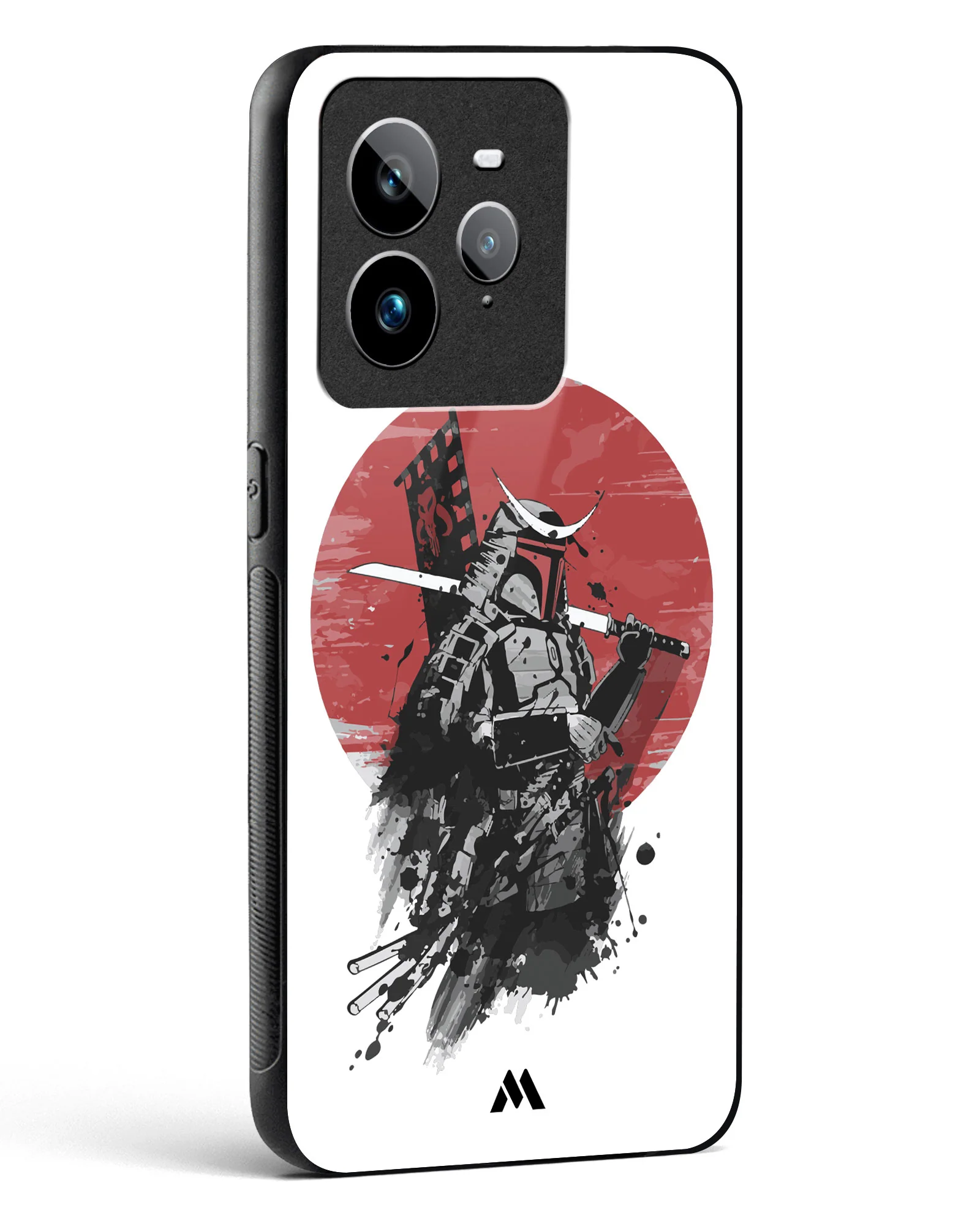 Samurai with a City to Burn Glass Case Phone Cover (Realme) - Image 94