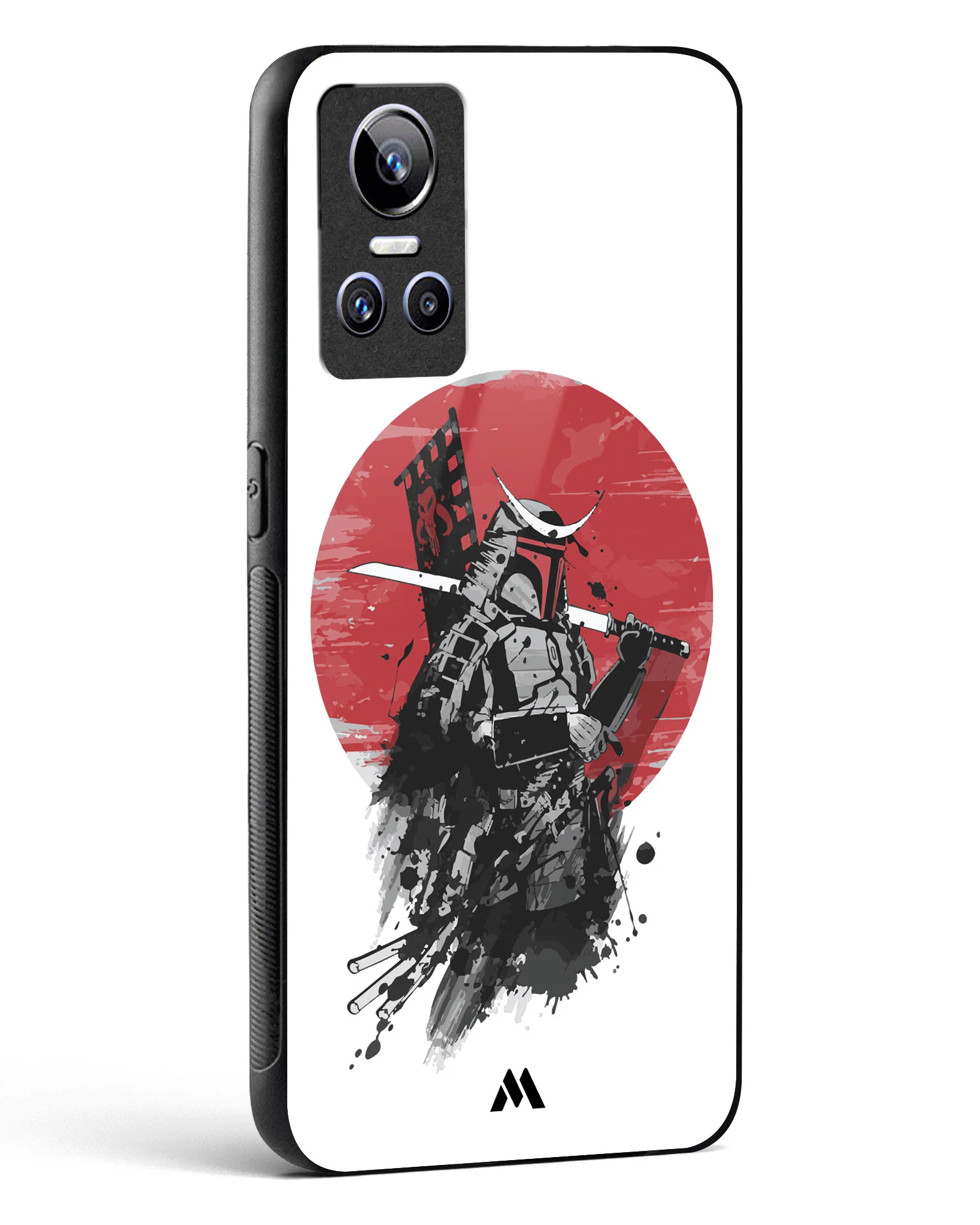 Samurai with a City to Burn Glass Case Phone Cover (Realme) - Image 98