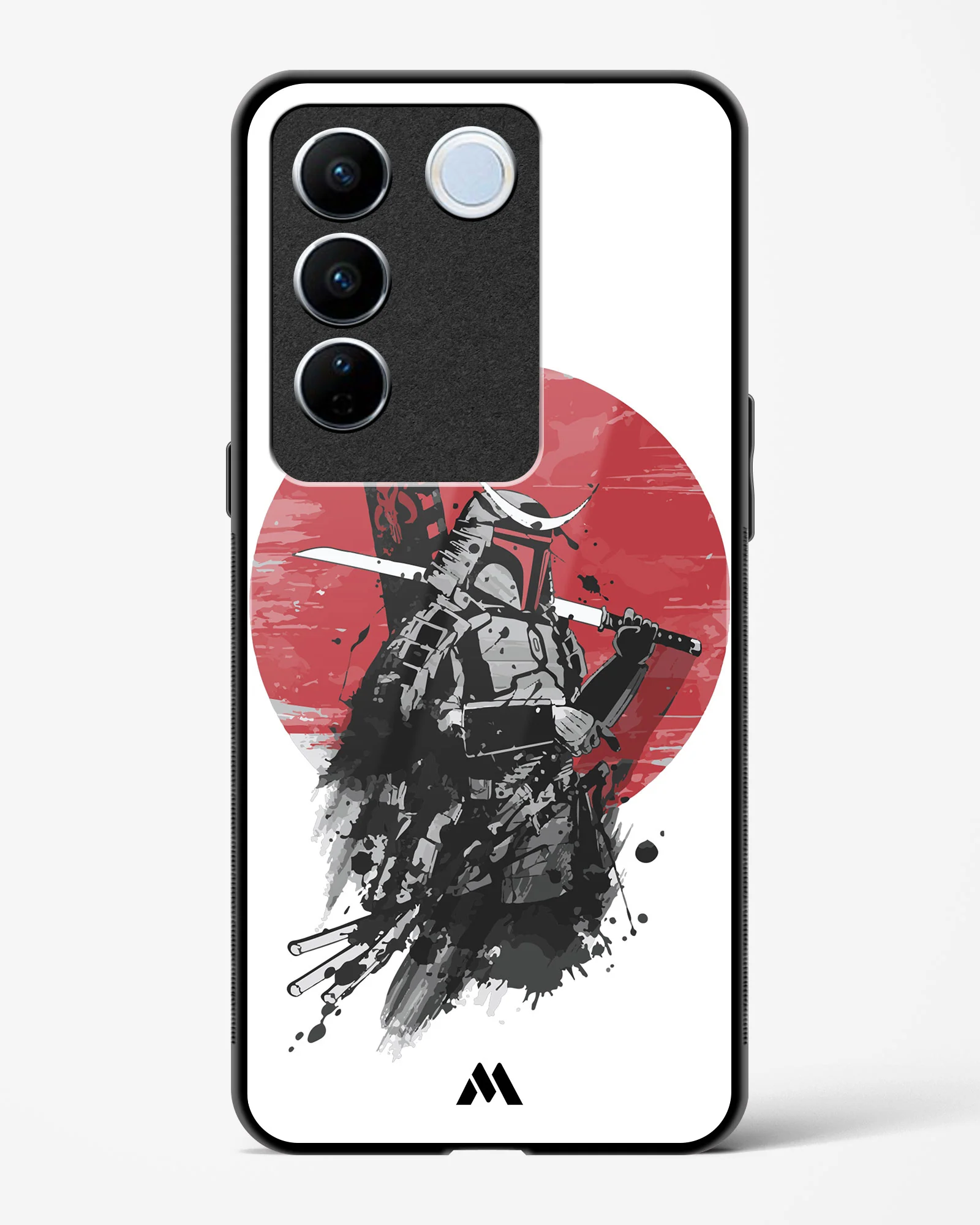 Samurai with a City to Burn Glass Case Phone Cover (Vivo) - Image 105