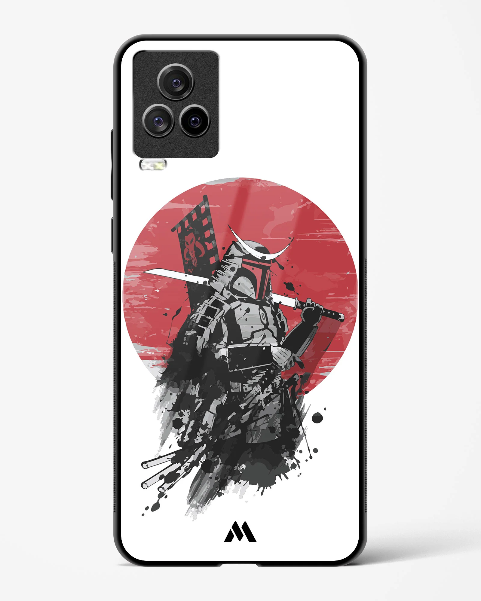 Samurai with a City to Burn Glass Case Phone Cover (Vivo) - Image 43