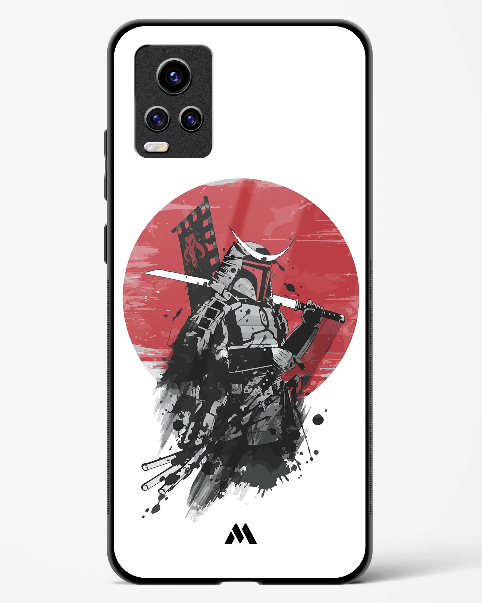 Samurai with a City to Burn Glass Case Phone Cover (Vivo) - Image 83