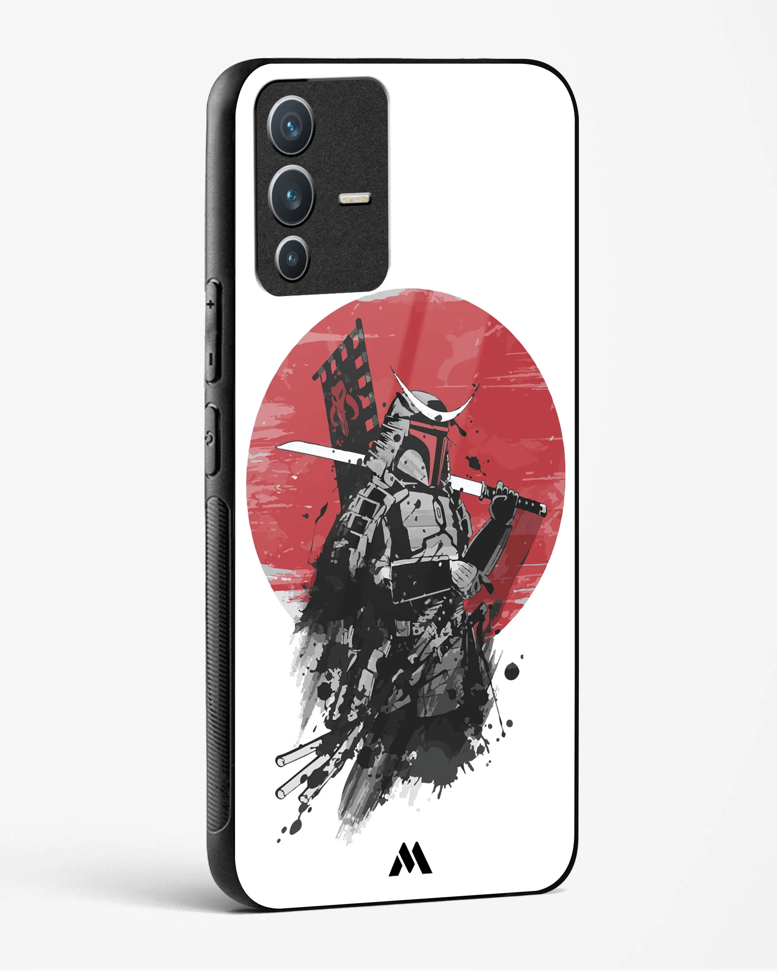 Samurai with a City to Burn Glass Case Phone Cover (Vivo) - Image 96