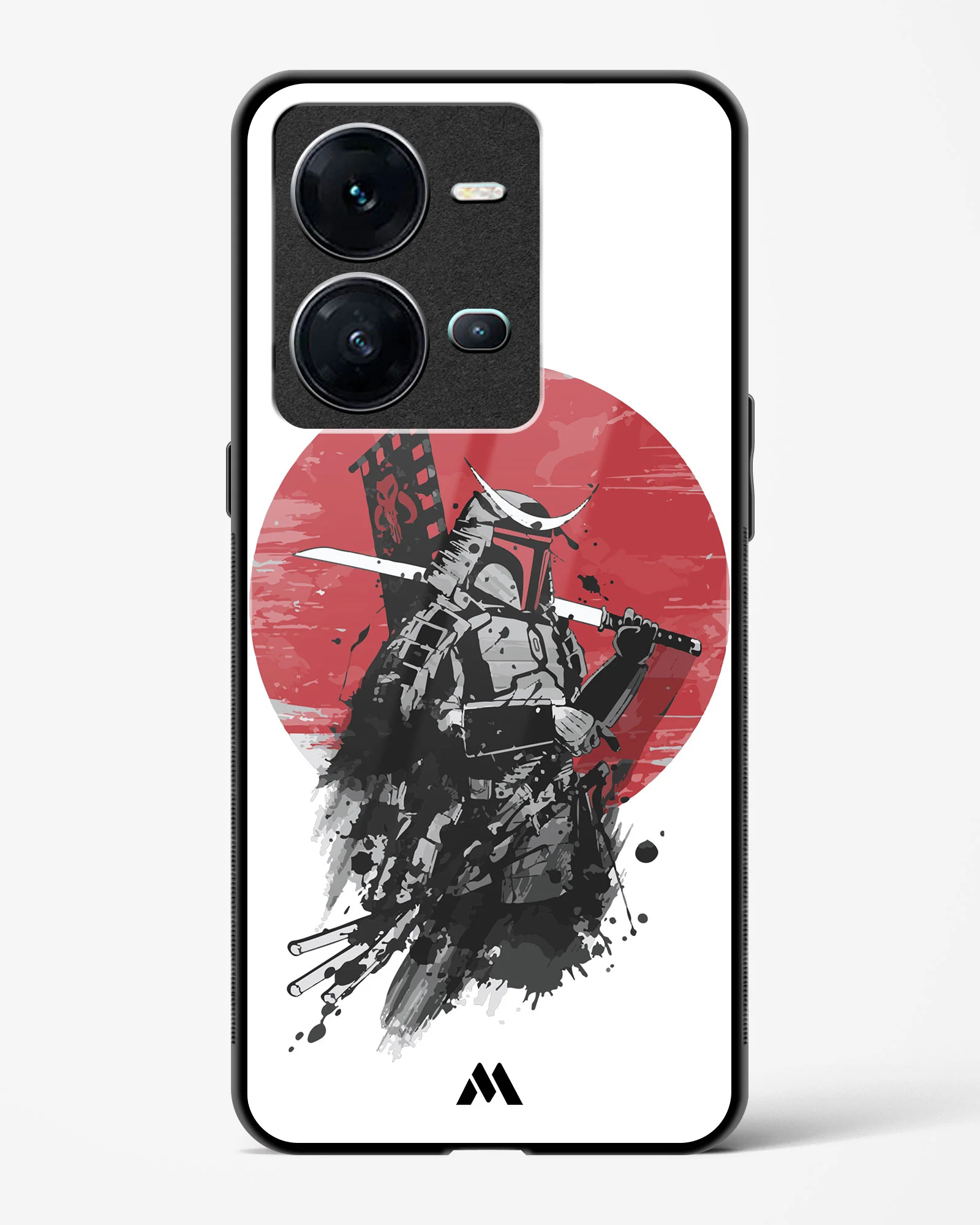 Samurai with a City to Burn Glass Case Phone Cover (Vivo) - Image 99