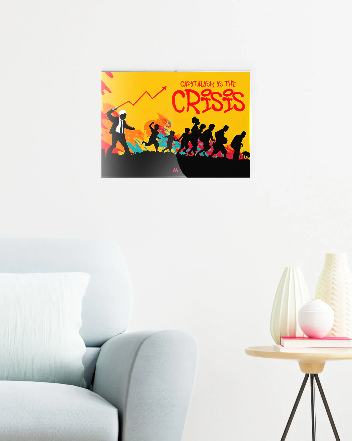 Crisis of Capitalism Metal-Poster - Image 12