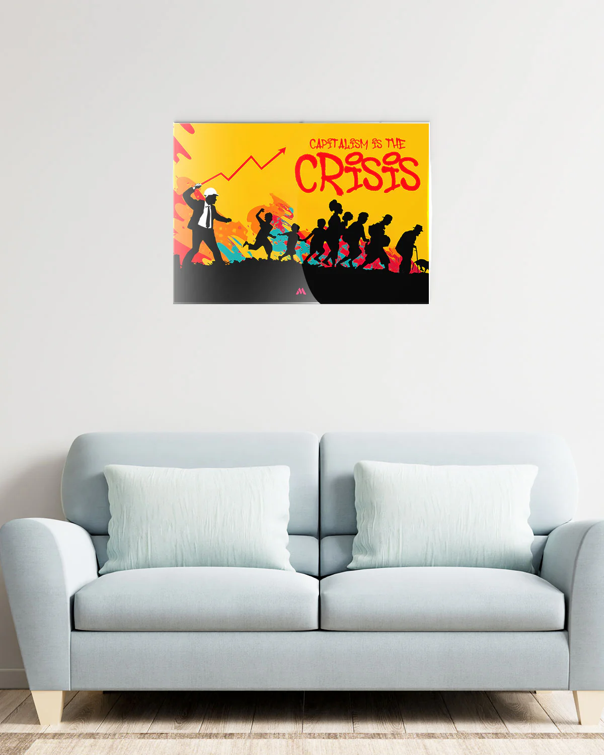 Crisis of Capitalism Metal-Poster - Image 7
