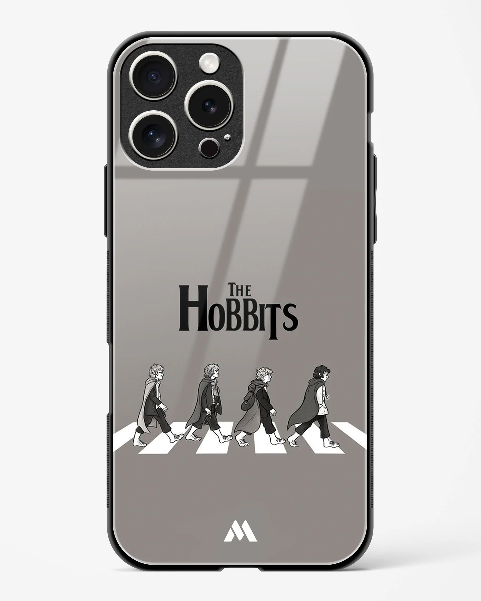Hobbits at the Abbey Road Crossing Glass Case Phone Cover (Apple) - Image 43