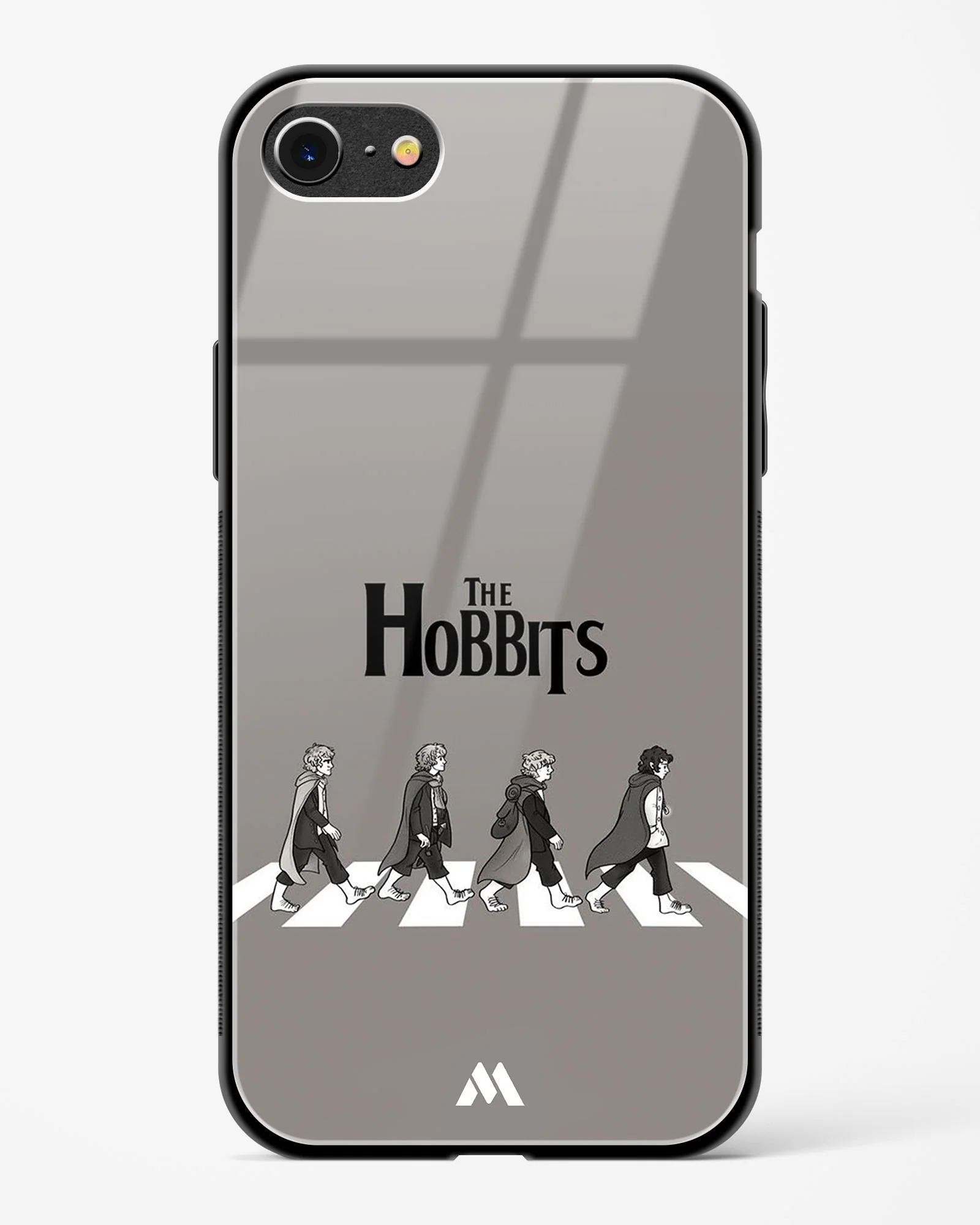 Hobbits at the Abbey Road Crossing Glass Case Phone Cover (Apple) - Image 75