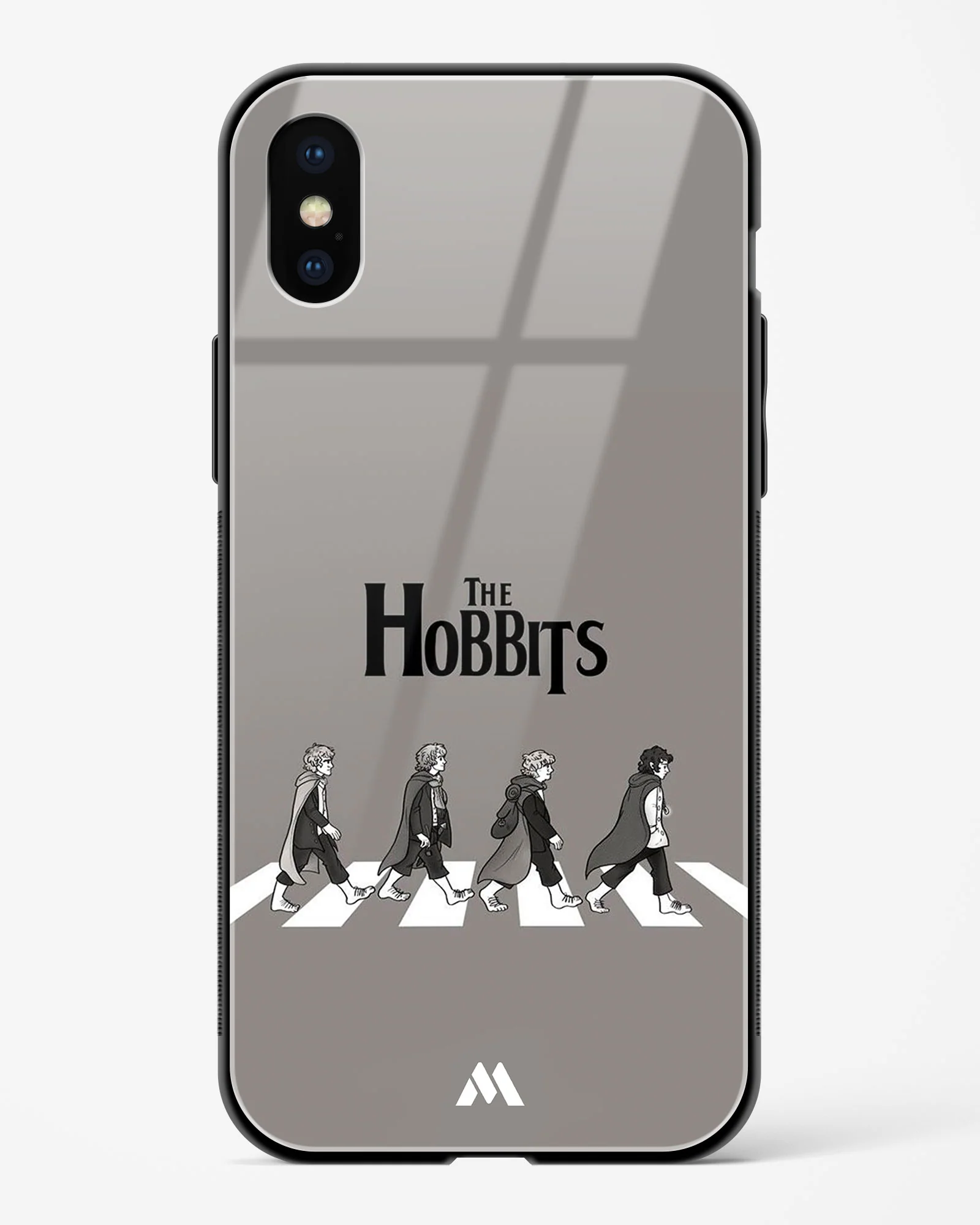 Hobbits at the Abbey Road Crossing Glass Case Phone Cover (Apple) - Image 83