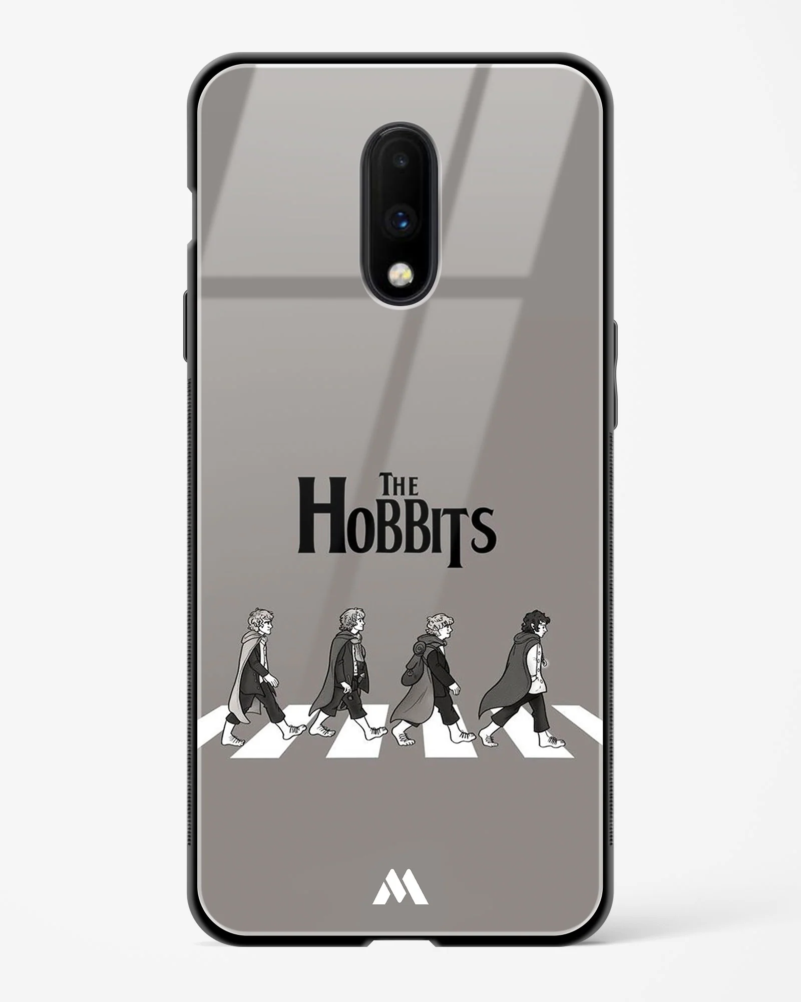 Hobbits at the Abbey Road Crossing Glass Case Phone Cover (OnePlus) - Image 25