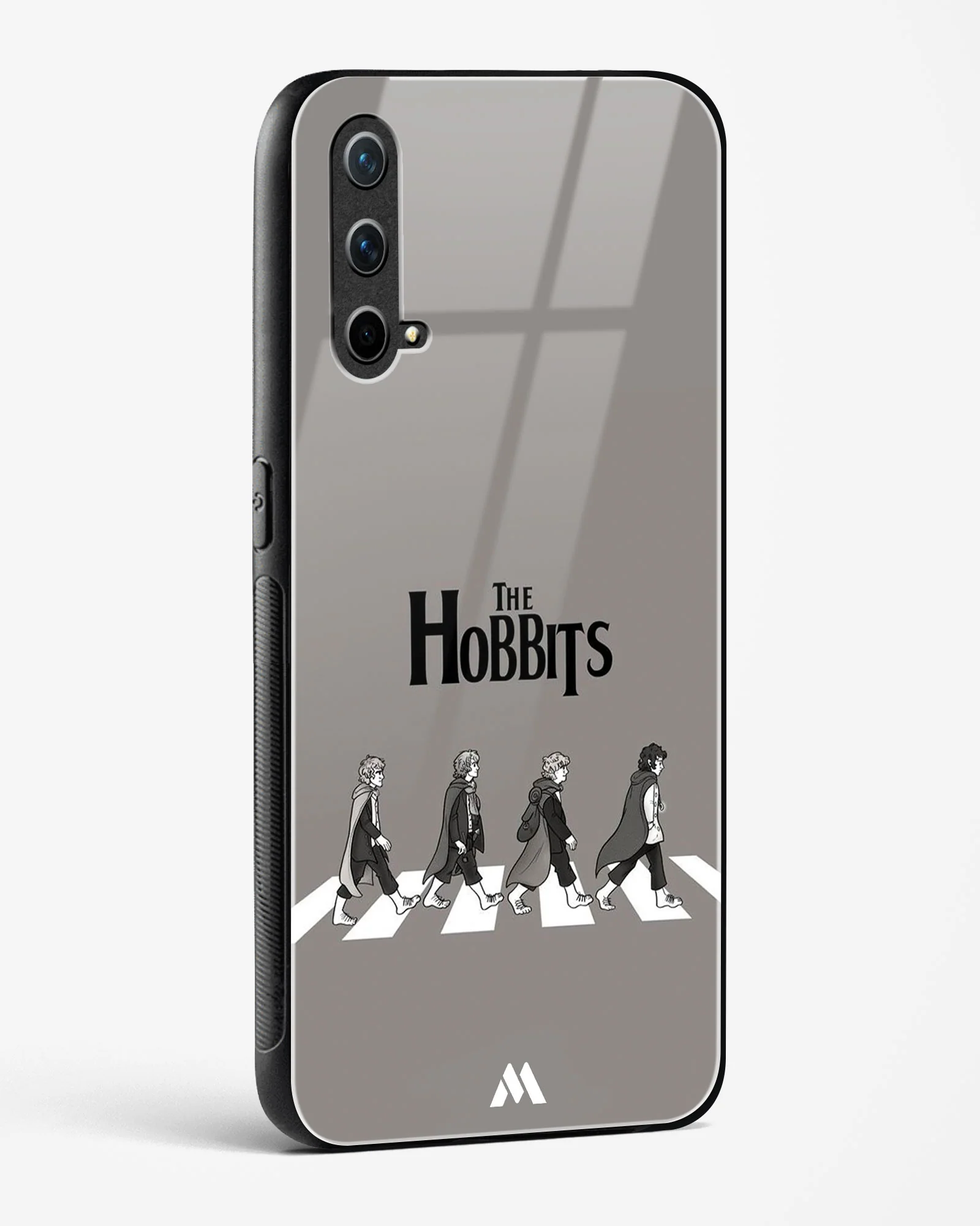 Hobbits at the Abbey Road Crossing Glass Case Phone Cover (OnePlus) - Image 70