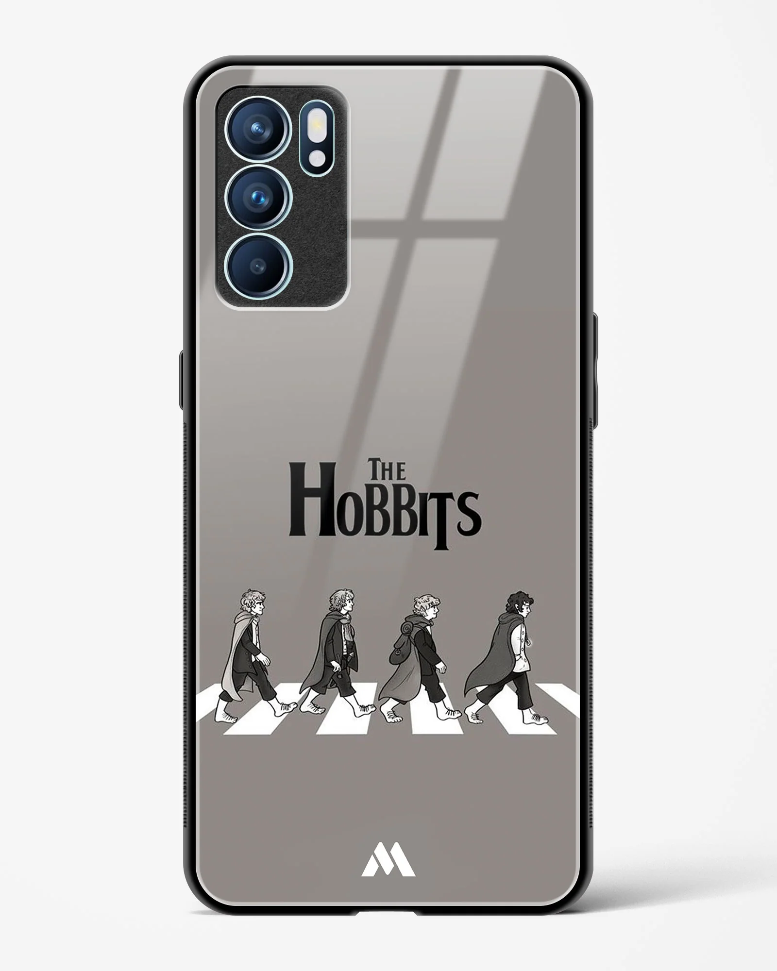 Hobbits at the Abbey Road Crossing Glass Case Phone Cover (Oppo) - Image 105