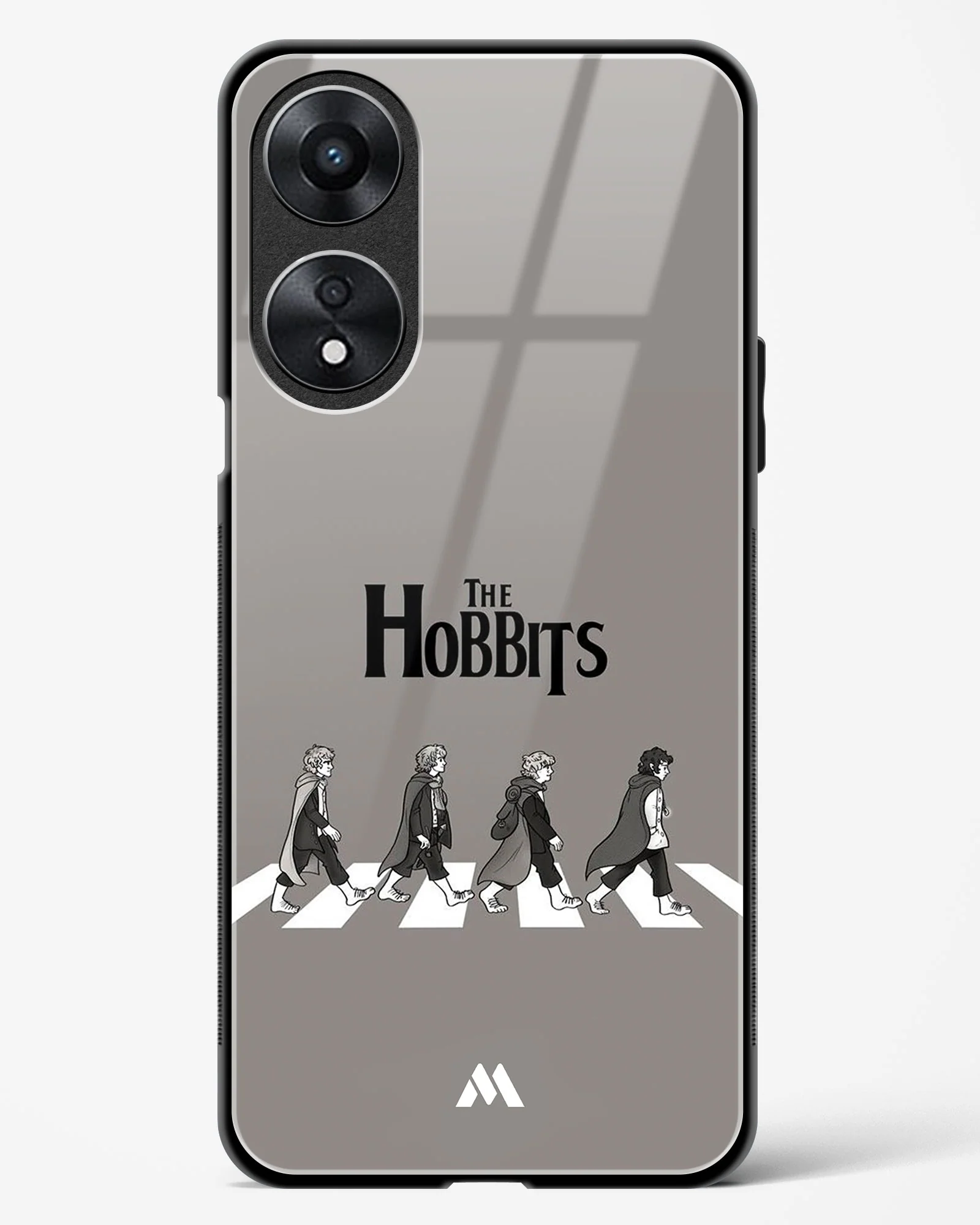 Hobbits at the Abbey Road Crossing Glass Case Phone Cover (Oppo) - Image 11