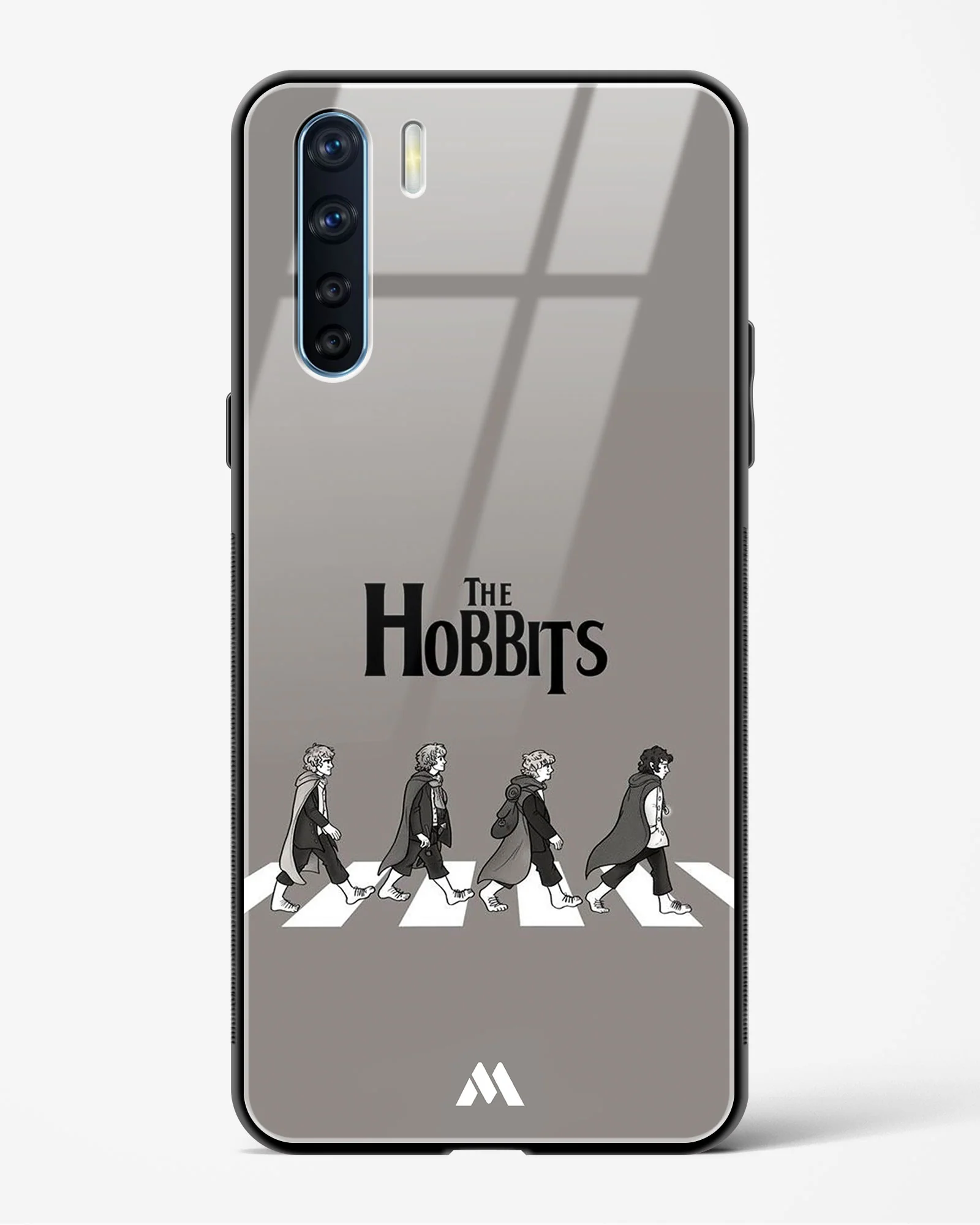 Hobbits at the Abbey Road Crossing Glass Case Phone Cover (Oppo) - Image 25