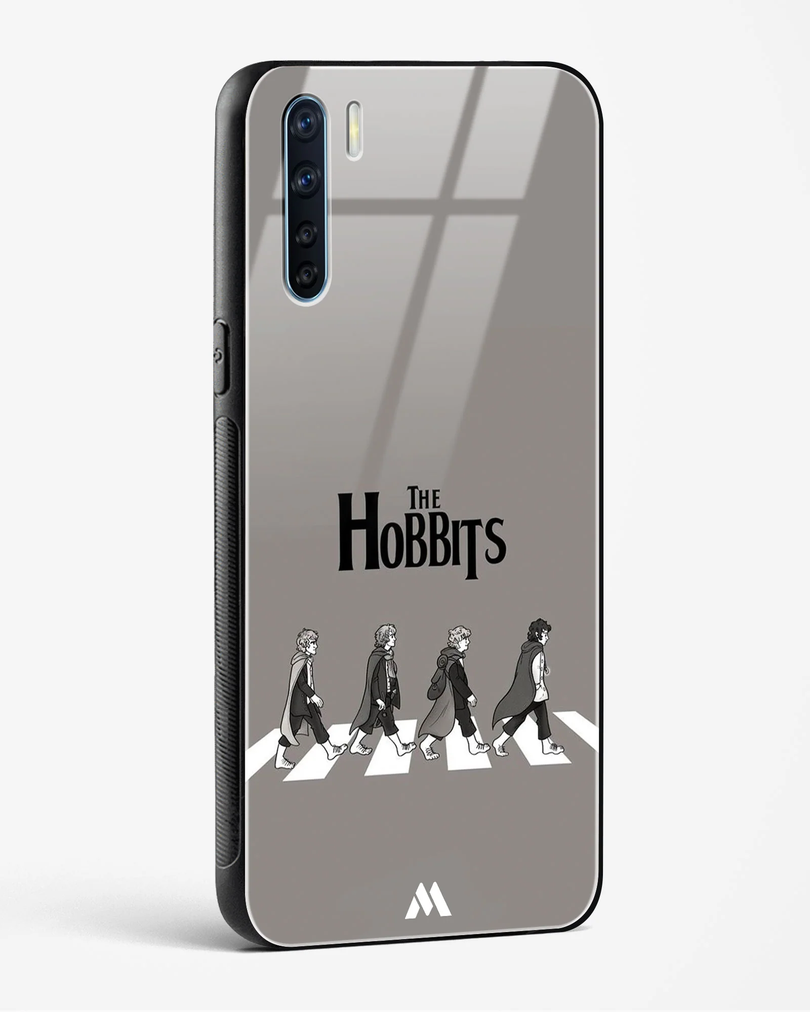 Hobbits at the Abbey Road Crossing Glass Case Phone Cover (Oppo) - Image 26