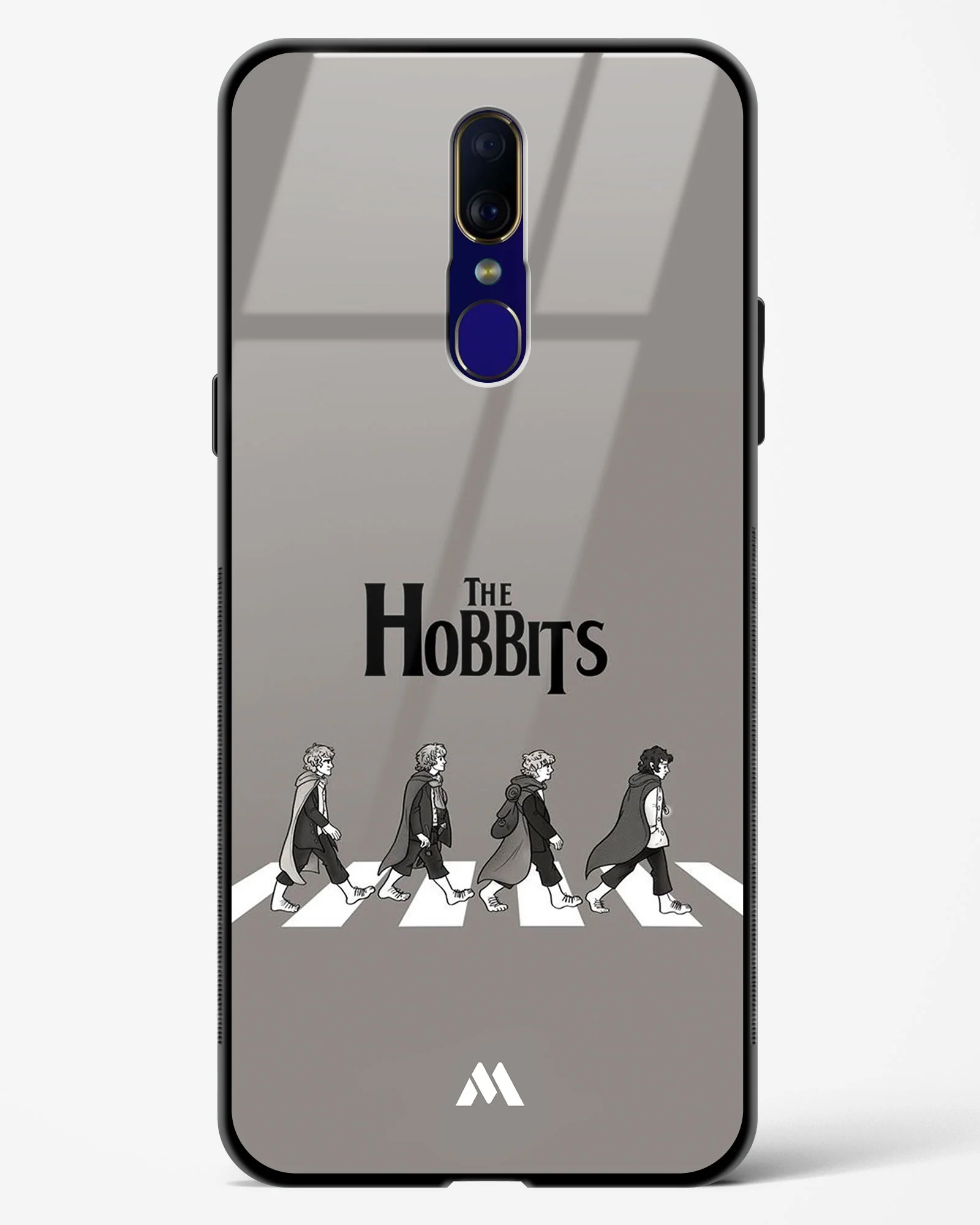 Hobbits at the Abbey Road Crossing Glass Case Phone Cover (Oppo) - Image 29