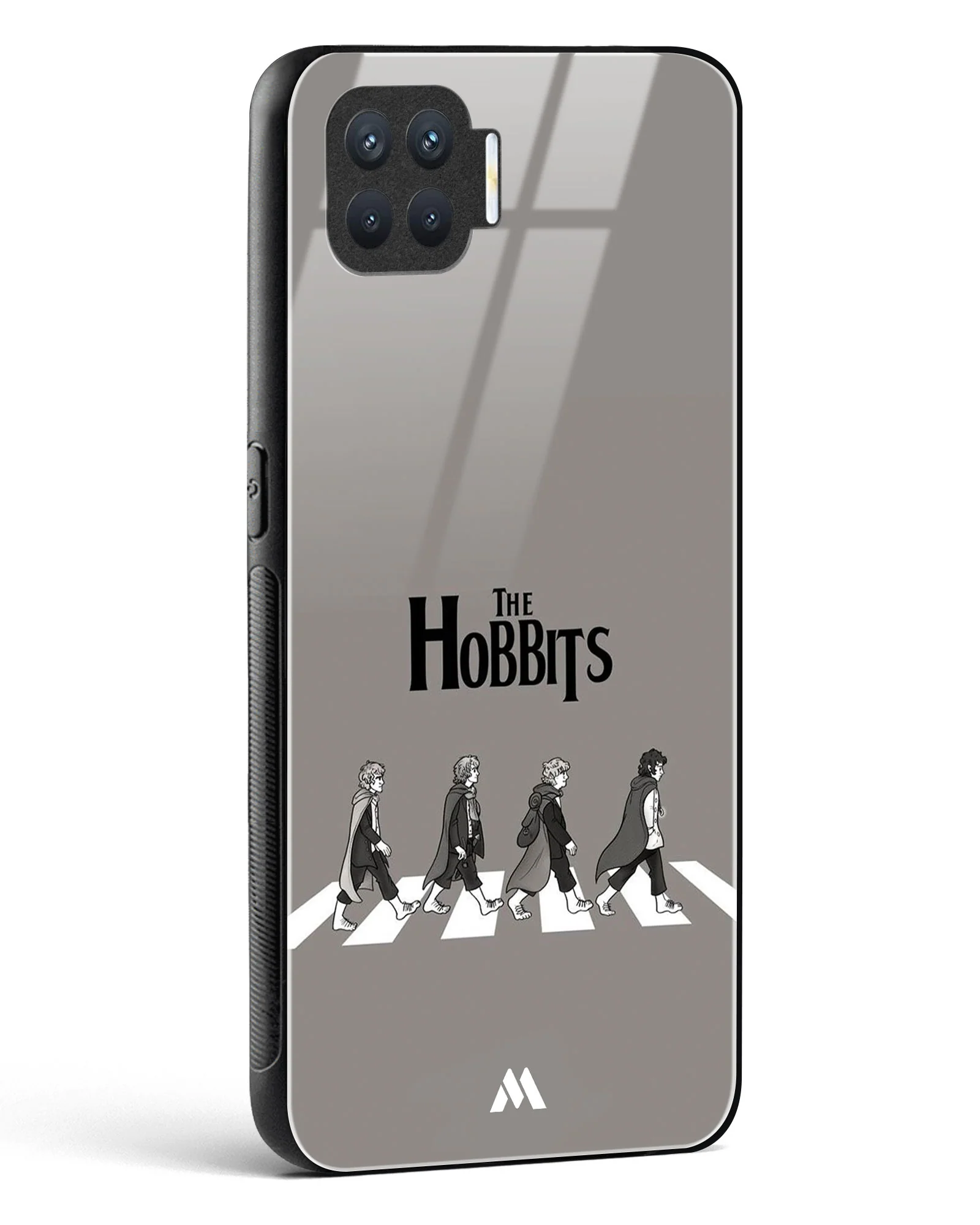 Hobbits at the Abbey Road Crossing Glass Case Phone Cover (Oppo) - Image 36