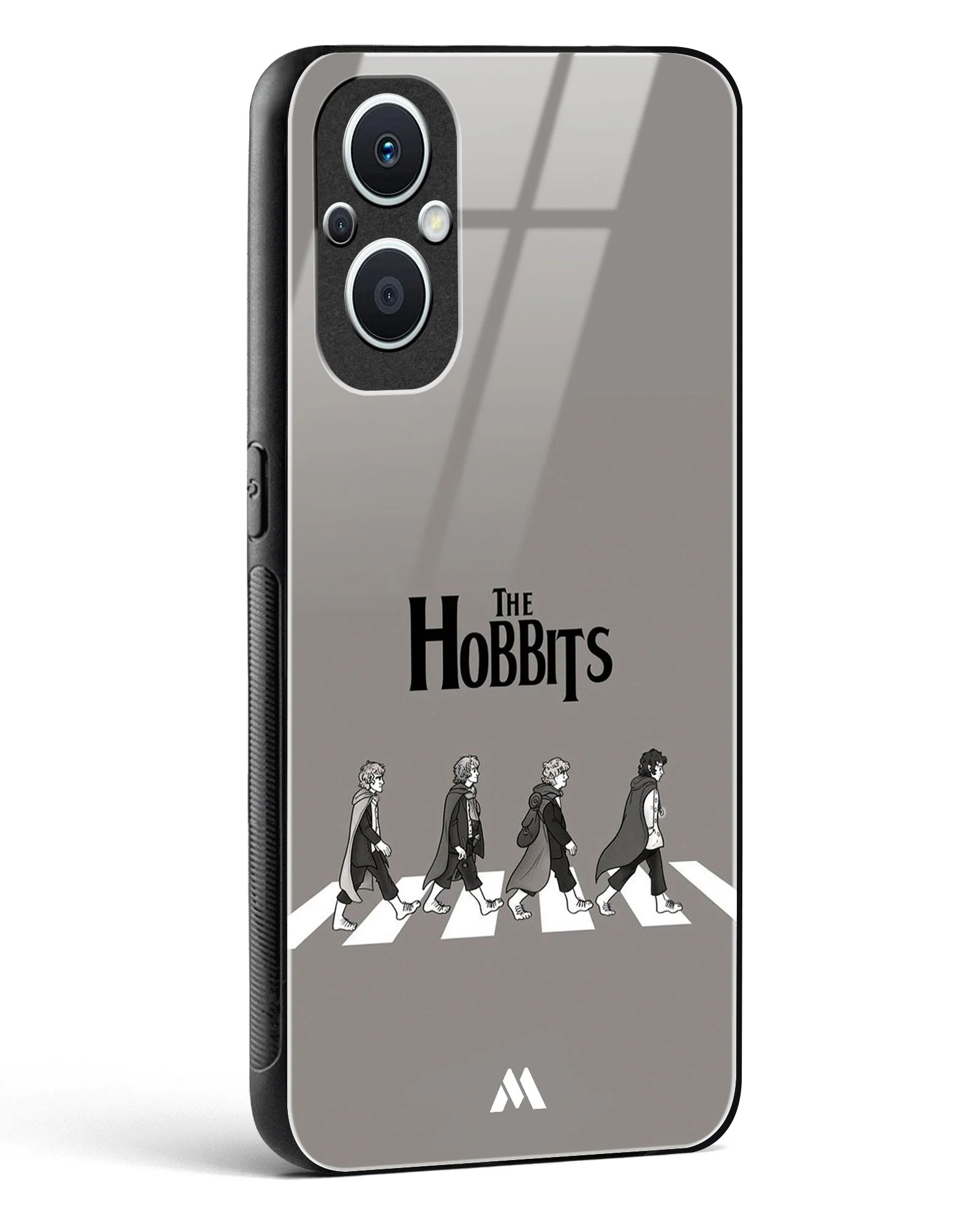 Hobbits at the Abbey Road Crossing Glass Case Phone Cover (Oppo) - Image 48