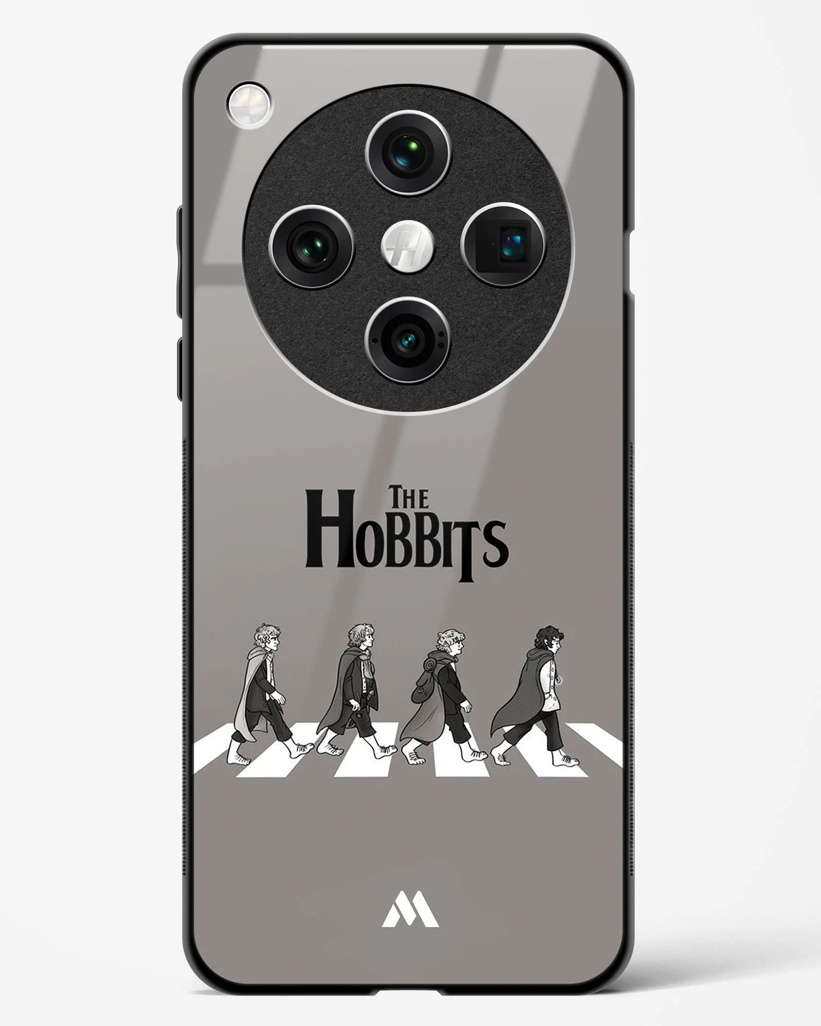 Hobbits at the Abbey Road Crossing Glass Case Phone Cover (Oppo) - Image 57