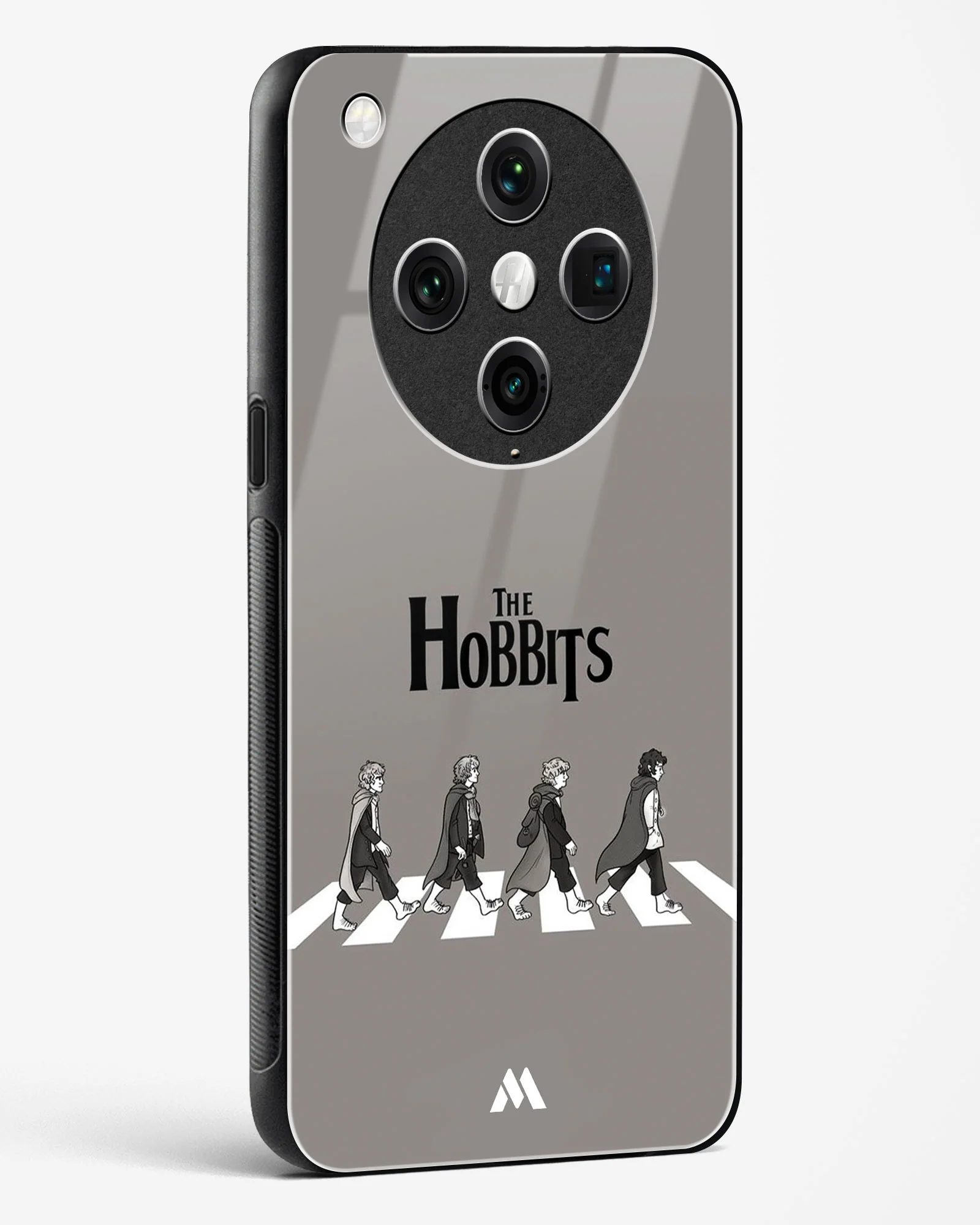 Hobbits at the Abbey Road Crossing Glass Case Phone Cover (Oppo) - Image 60