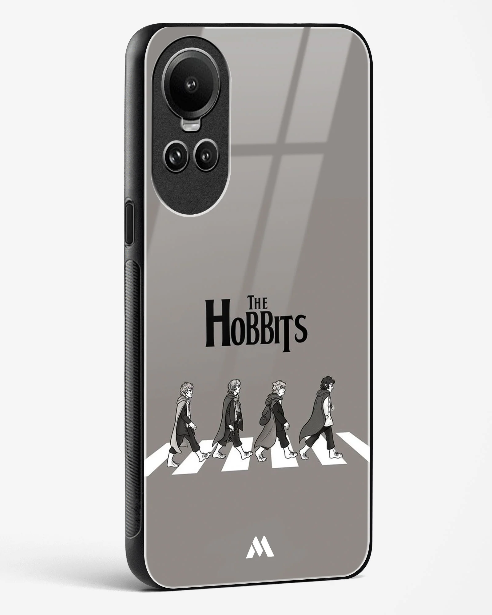 Hobbits at the Abbey Road Crossing Glass Case Phone Cover (Oppo) - Image 66