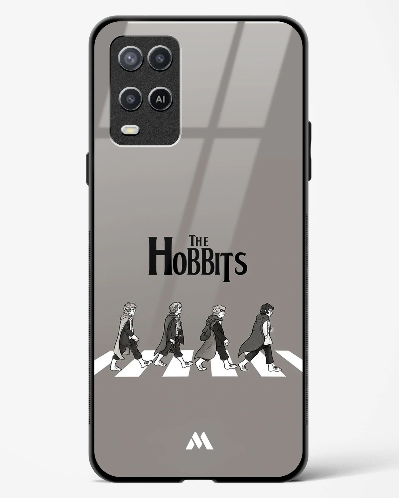 Hobbits at the Abbey Road Crossing Glass Case Phone Cover (Oppo) - Image 7