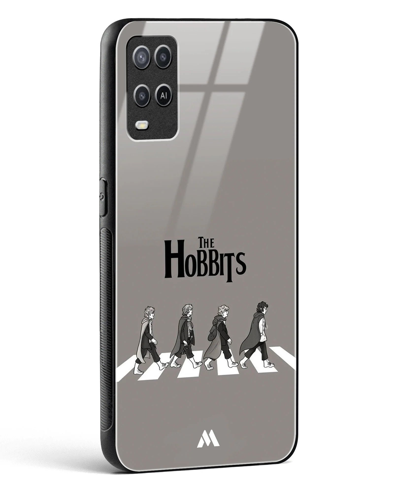 Hobbits at the Abbey Road Crossing Glass Case Phone Cover (Oppo) - Image 8