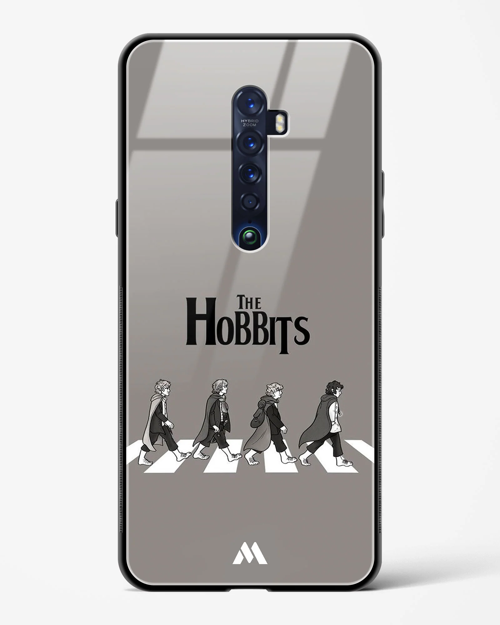 Hobbits at the Abbey Road Crossing Glass Case Phone Cover (Oppo) - Image 85